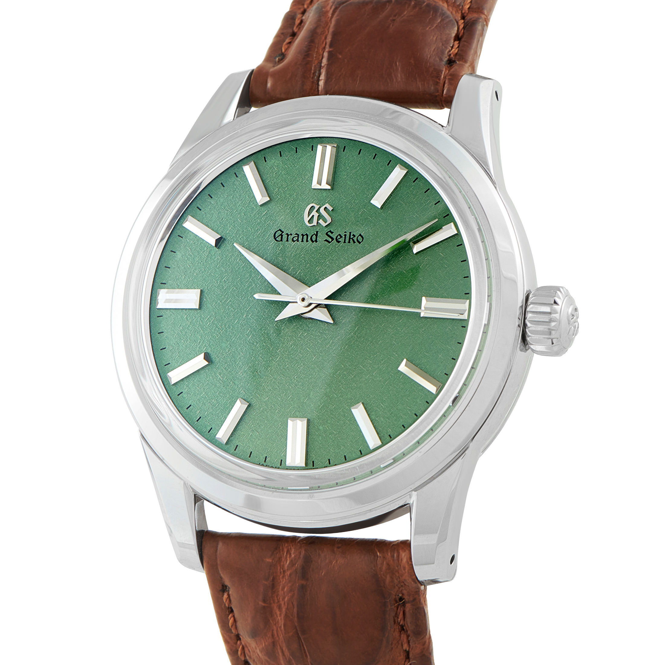 Grand Seiko Elegance Genbi Green Limited Edition Steel Watch SBGW277 - Image 2