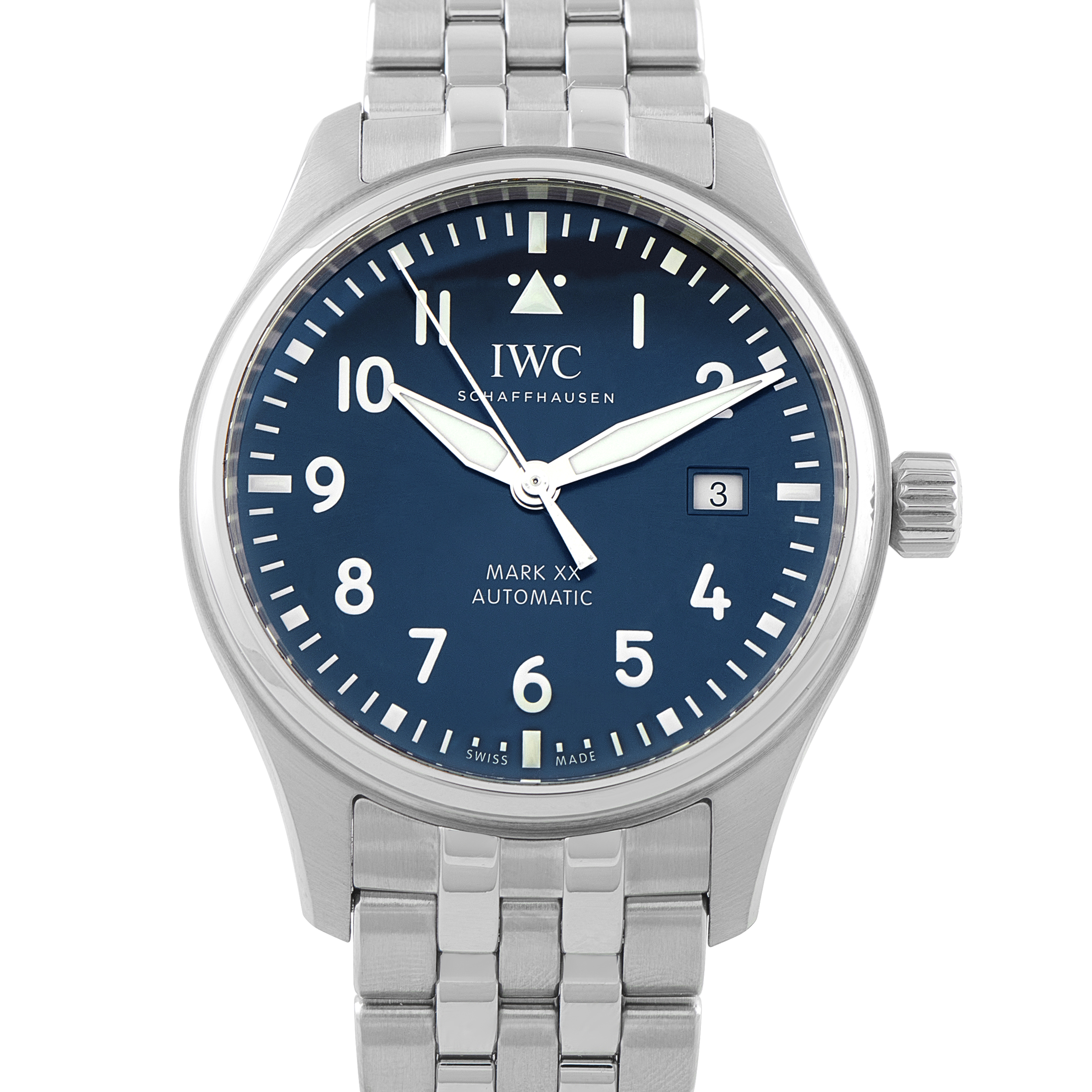 IWC Pilot's Mark XX Steel Watch IW328204