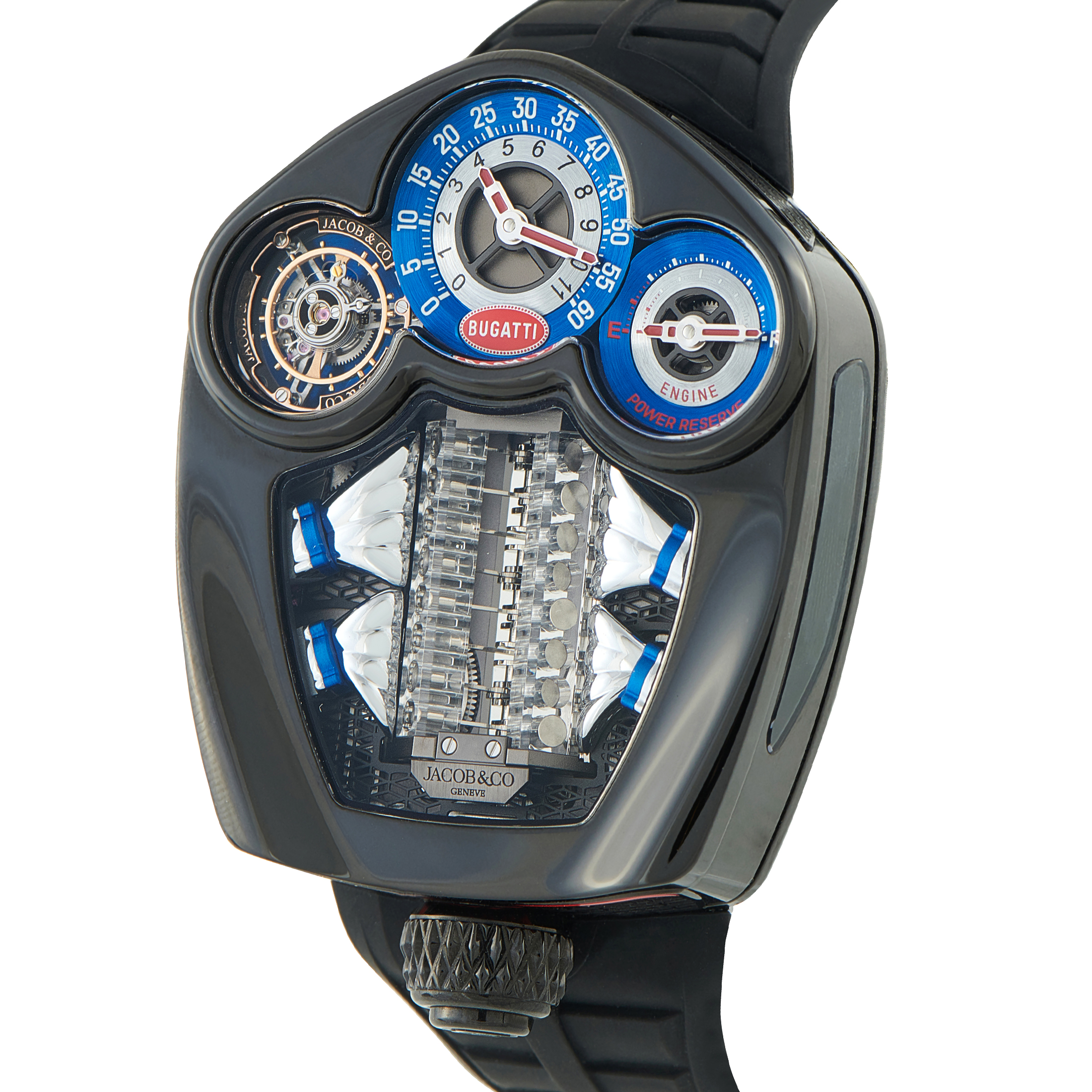 Jacob & Co Bugatti Tourbillon Black Titanium Watch BU300.21.AA.AA.BBRUA - Image 2