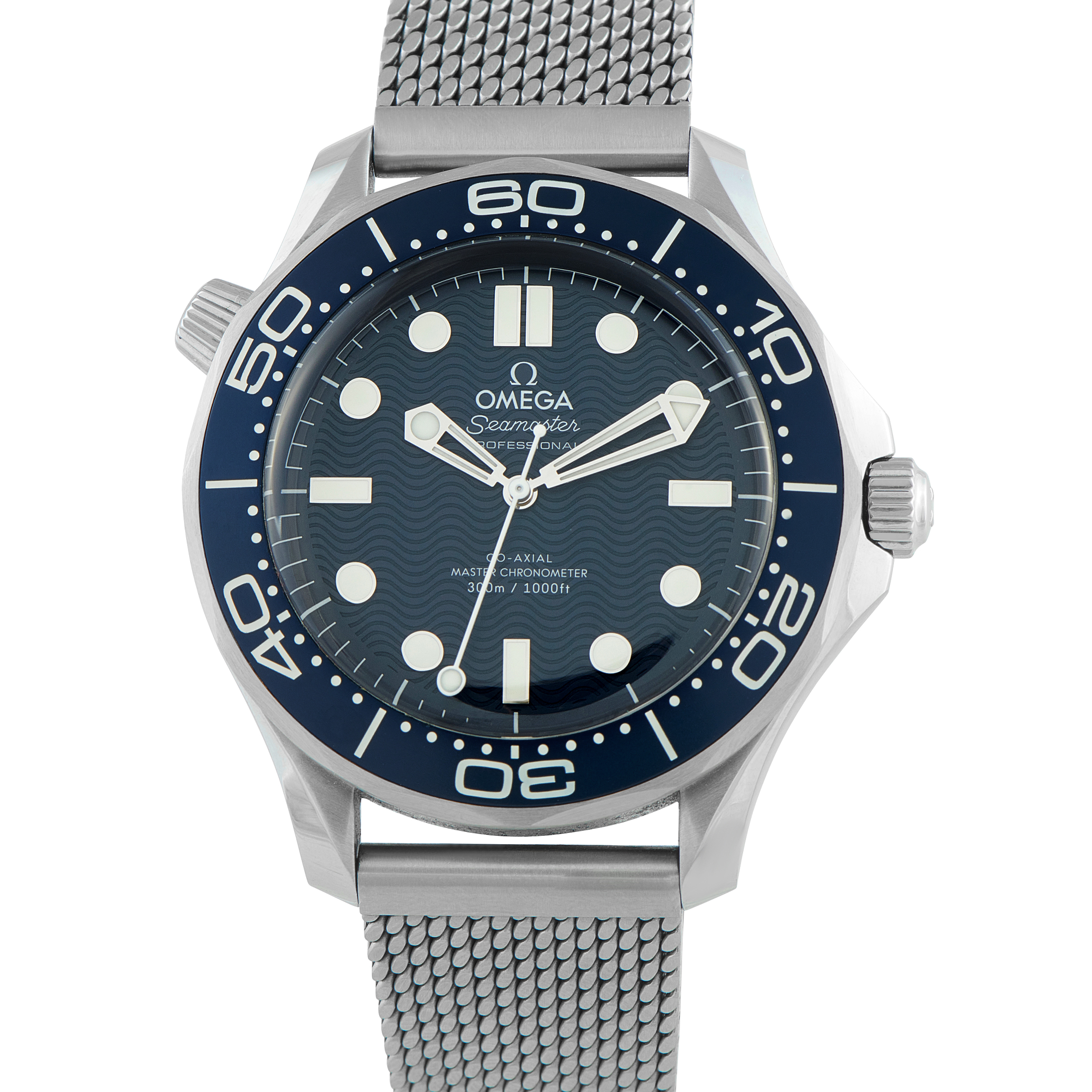 Omega Seamaster Diver 300M James Bond 60th Anniversary Steel Watch 210.30.42.20.03.002