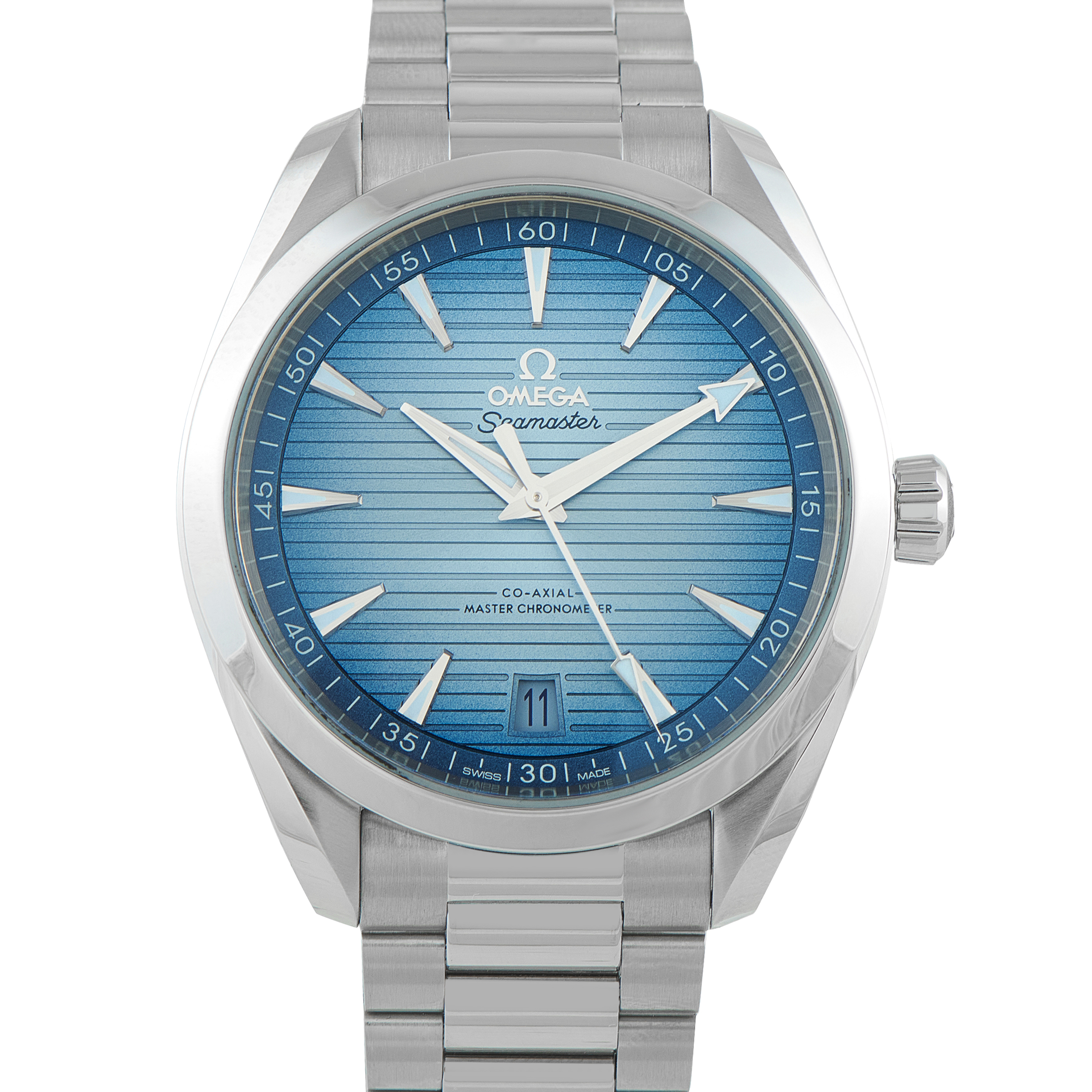 Omega Seamaster Aqua Terra 150M Summer Blue Dial Steel Watch 220.10.41.21.03.005