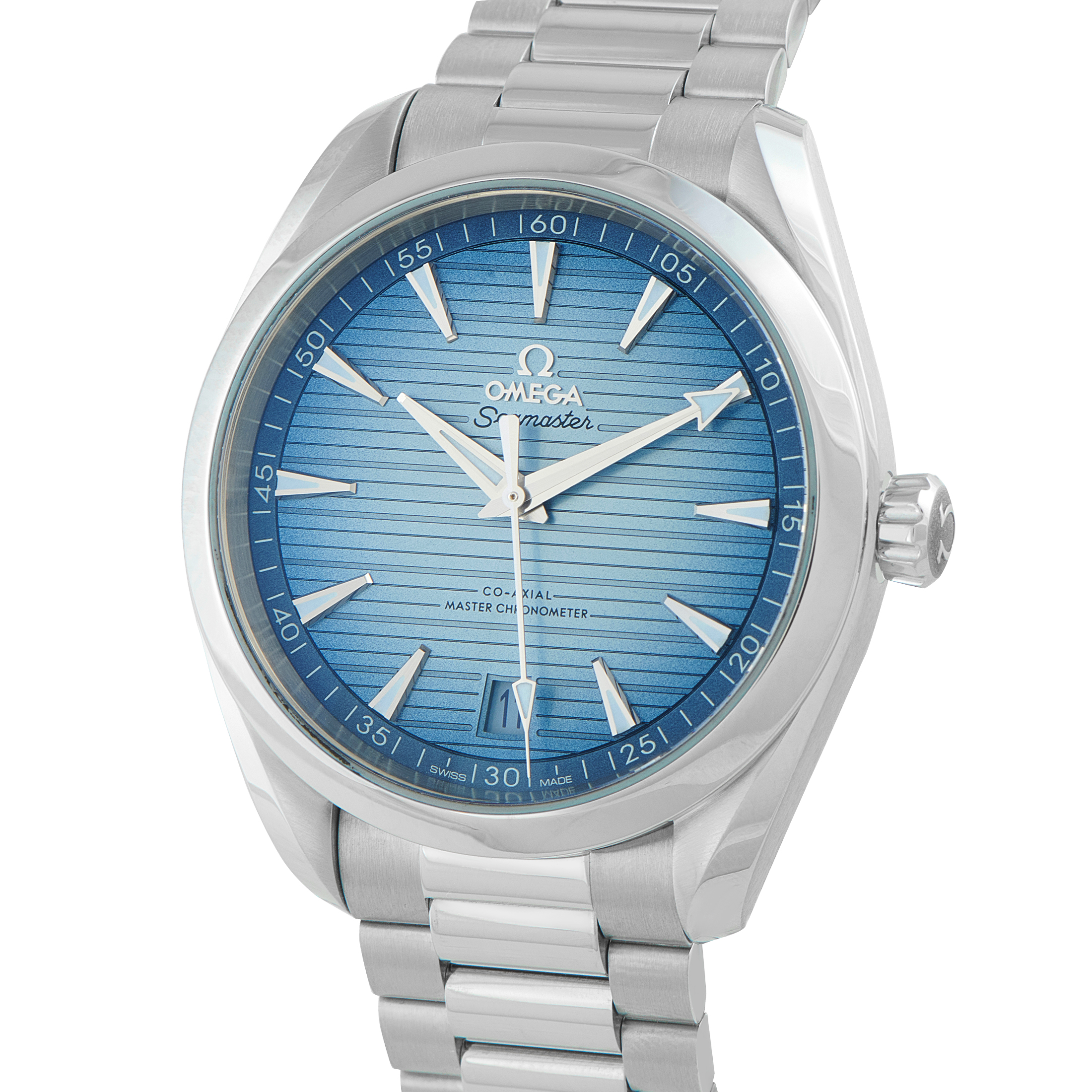 Omega Seamaster Aqua Terra 150M Summer Blue Dial Steel Watch 220.10.41.21.03.005 - Image 2