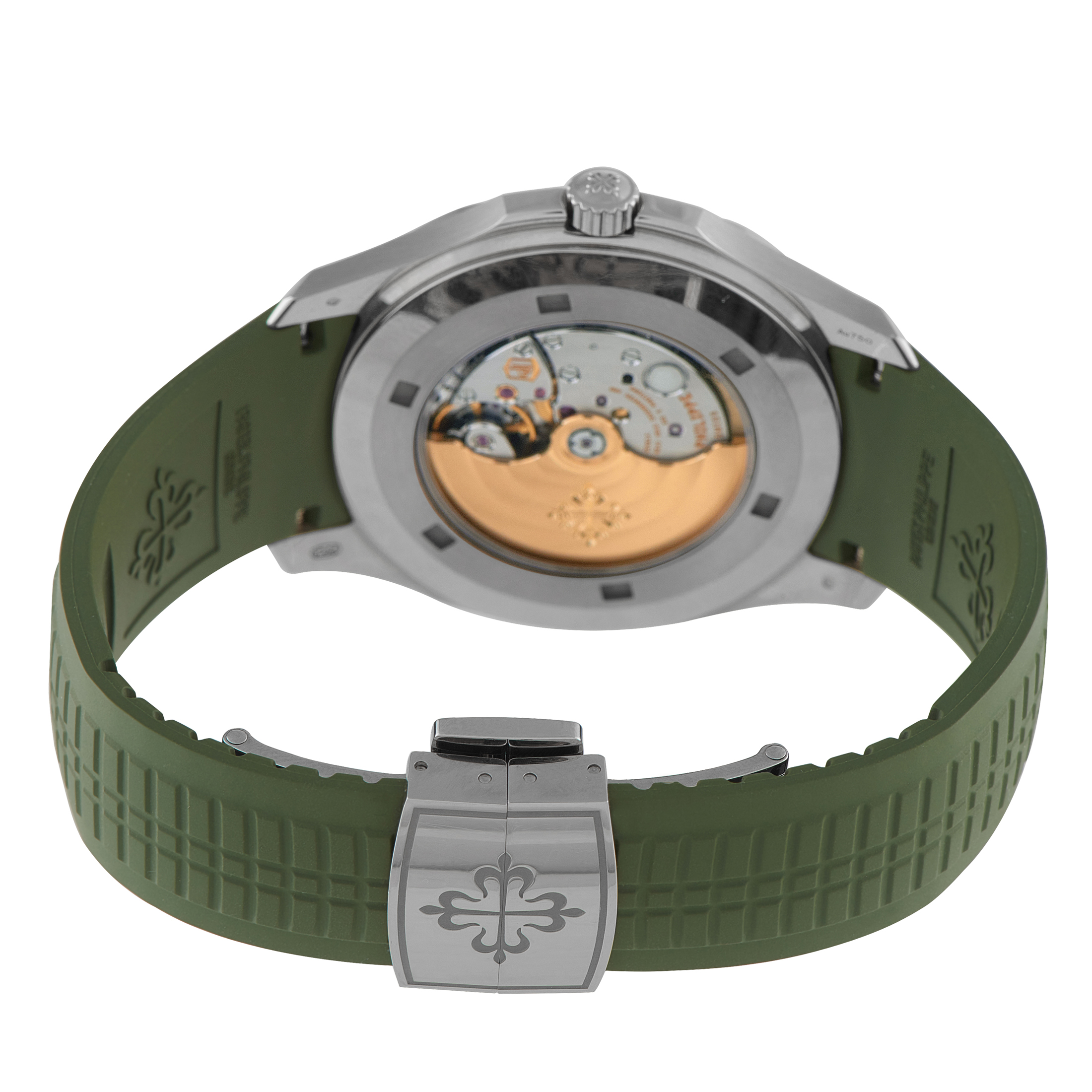 Patek Philippe Aquanaut Jumbo Khaki Green Dial White Gold Watch 5168G-010 - Image 4
