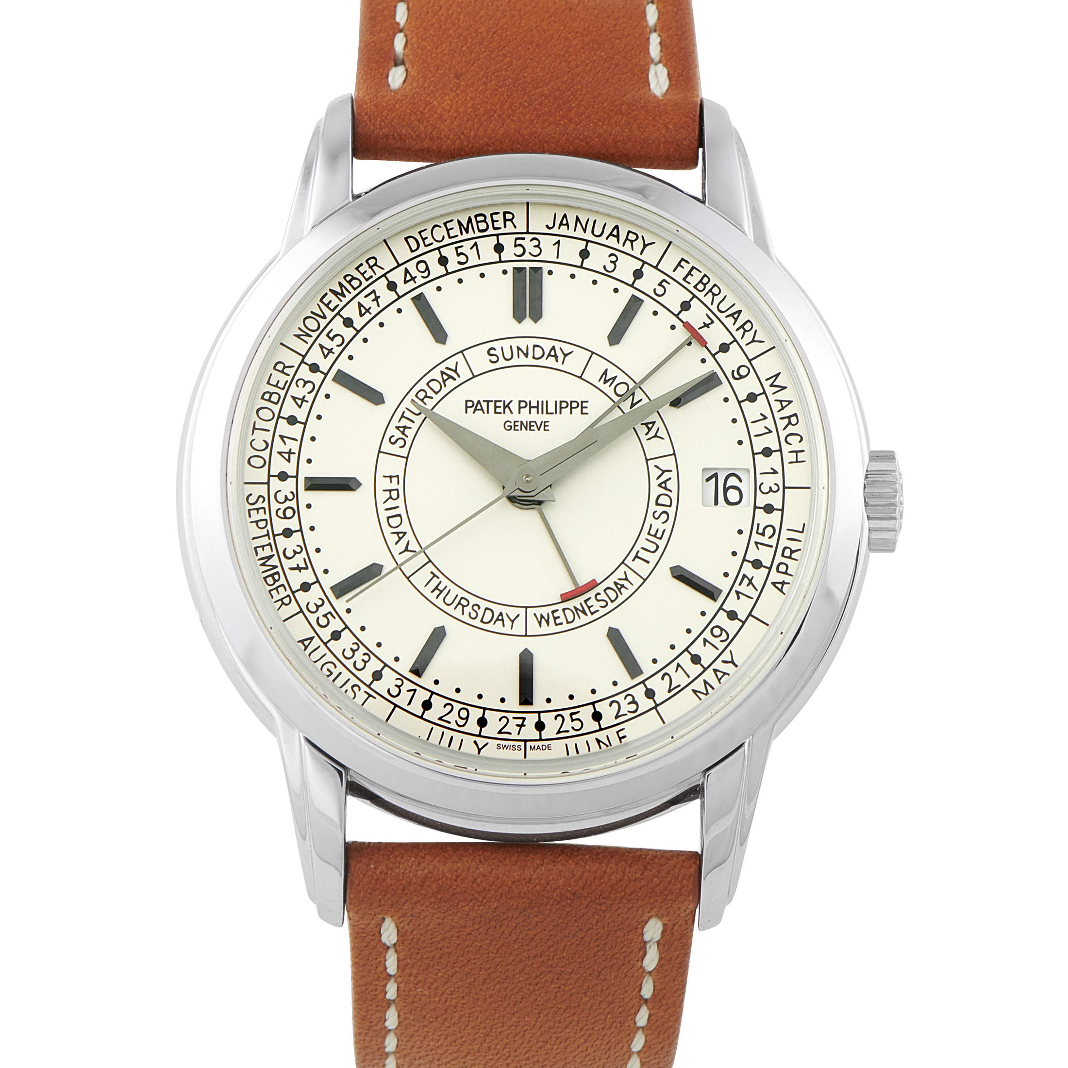 Patek Philippe Calatrava Weekly Calendar Steel Watch 5212A-001