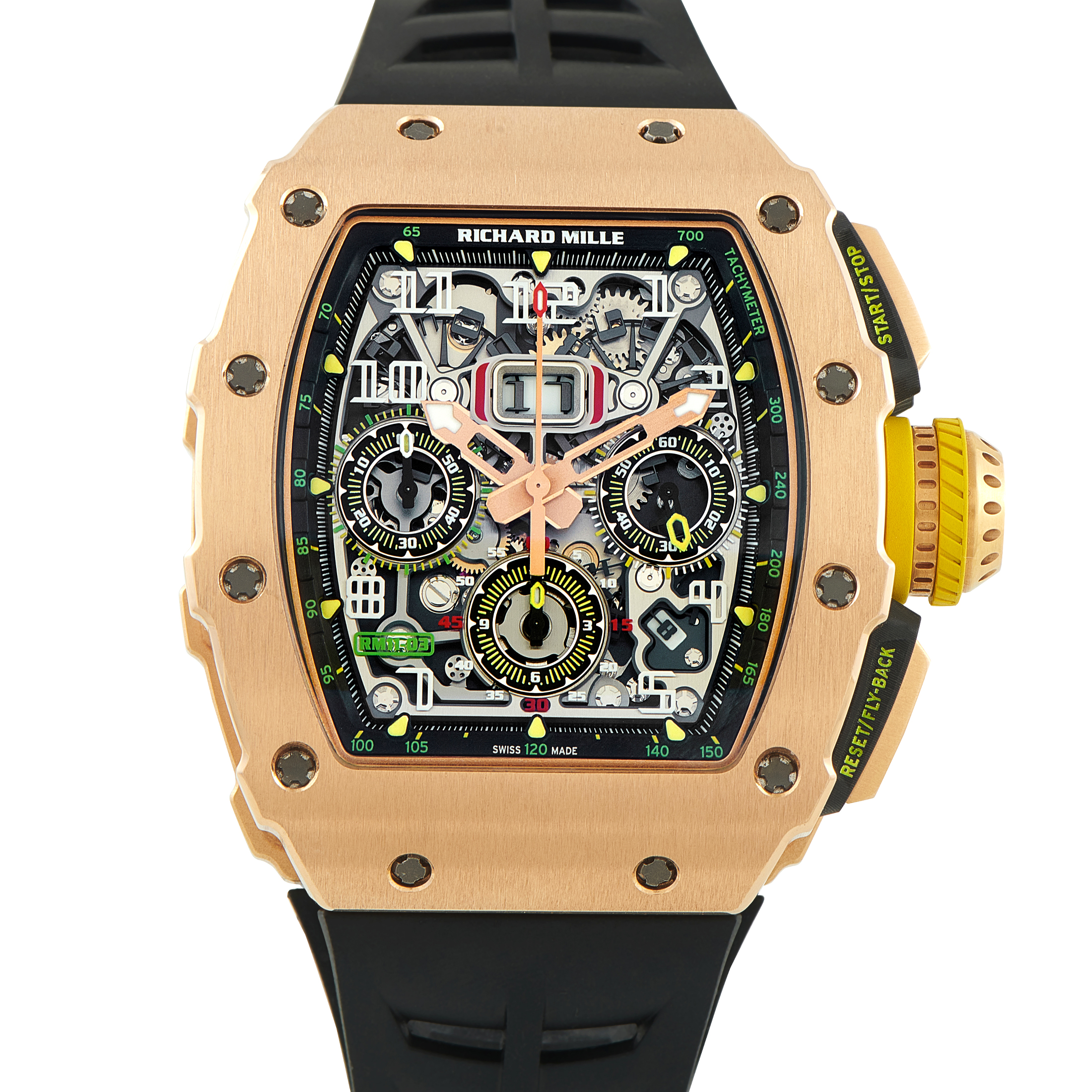 Richard Mille RM11-03 Automatic Flyback Chronograph Rose Gold