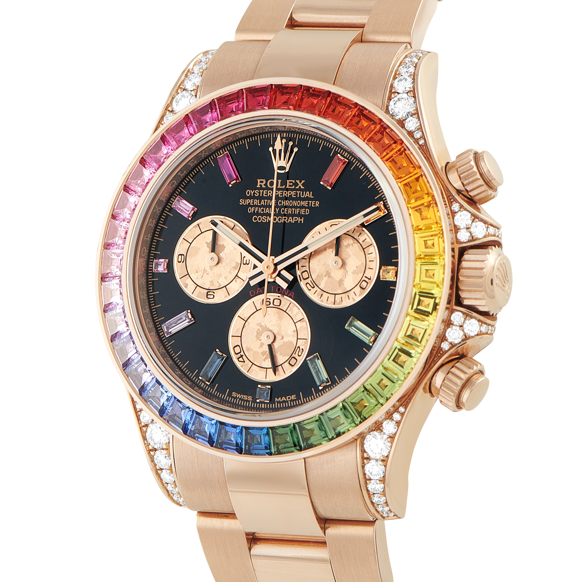 Rolex Daytona Rainbow Everose Gold Watch 116595rbow - Image 2