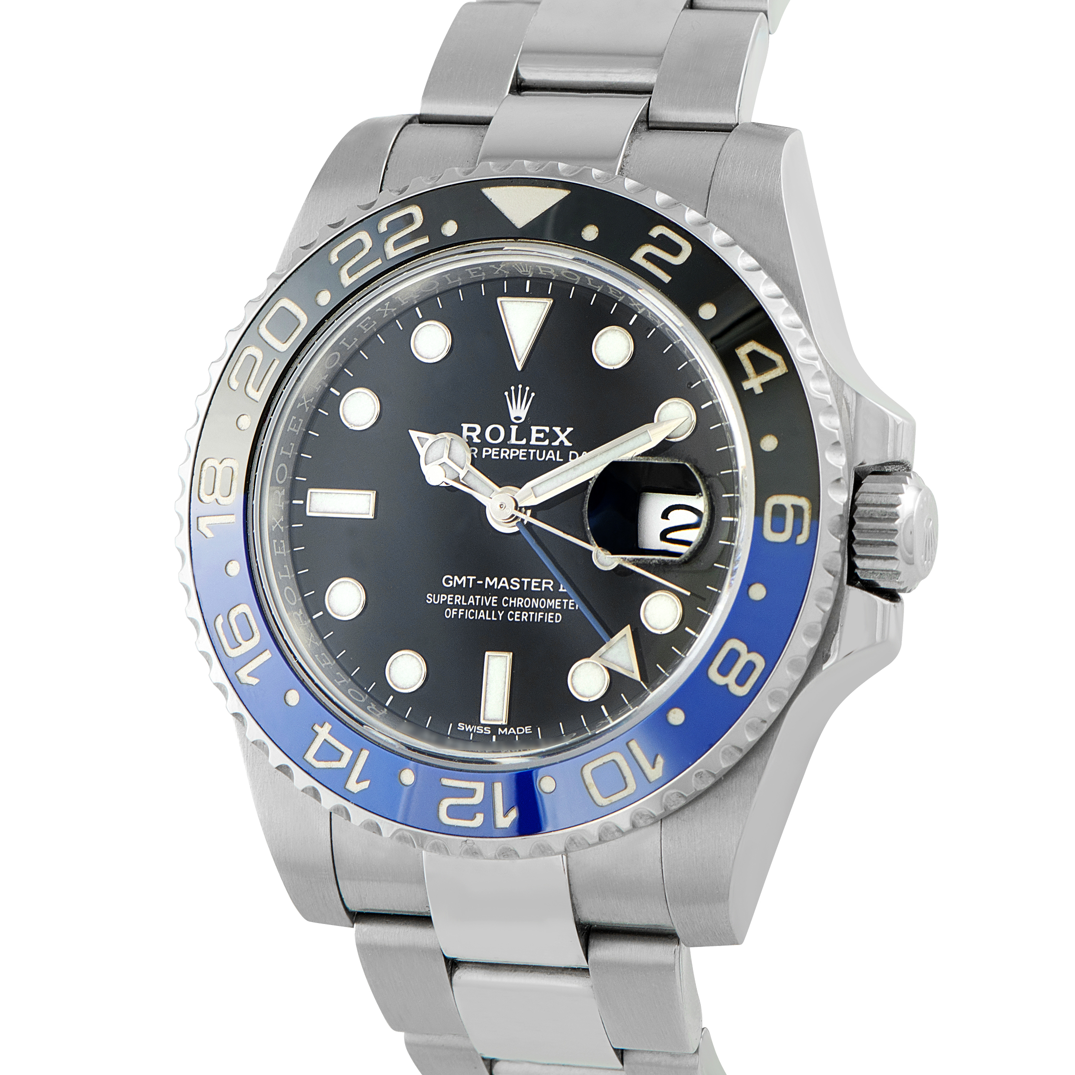 Rolex GMT-Master II Batman Steel Oyster Watch 116710BLNR - Image 2