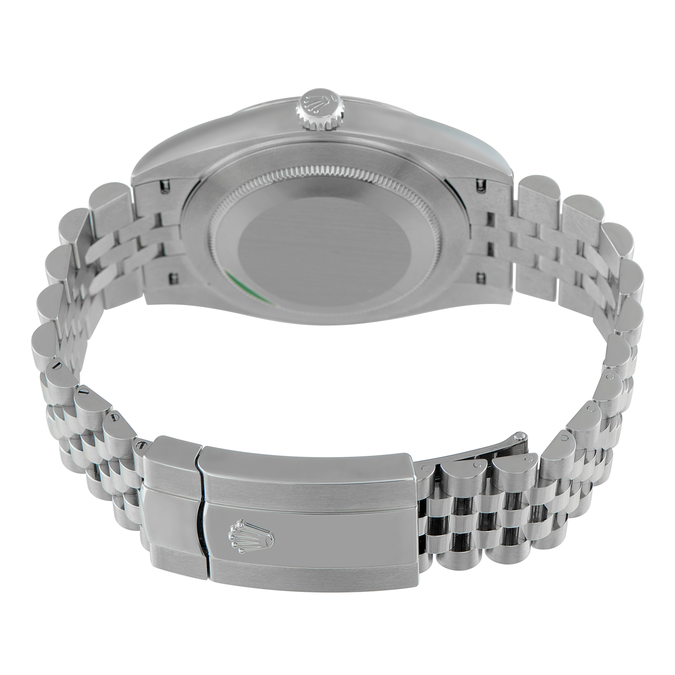 Rolex Datejust 41 Wimbledon Slate Dial Steel Jubilee Watch 126300 - Image 4