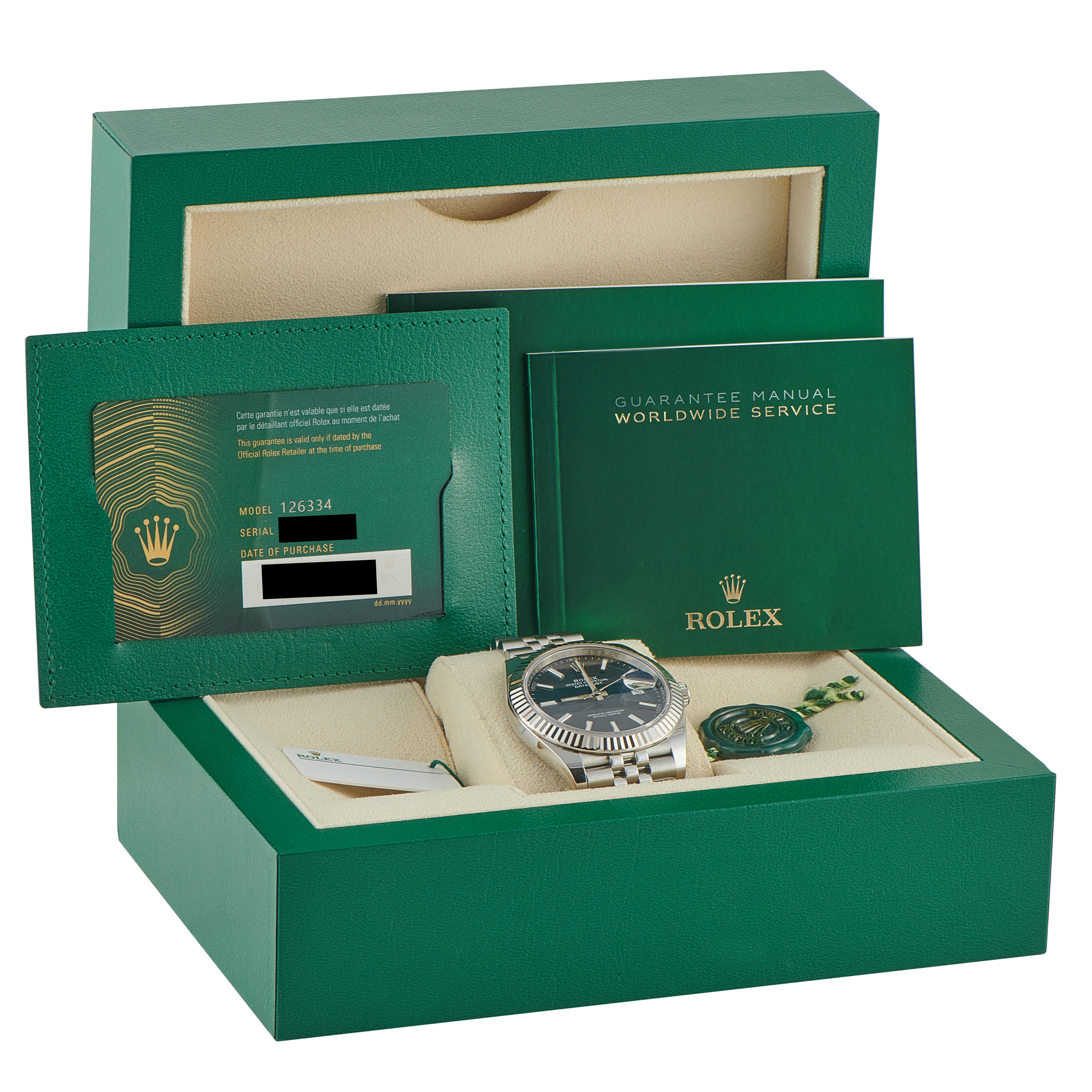 Rolex Datejust 41 Blue Dial Steel Jubilee Watch 126334 - Image 5