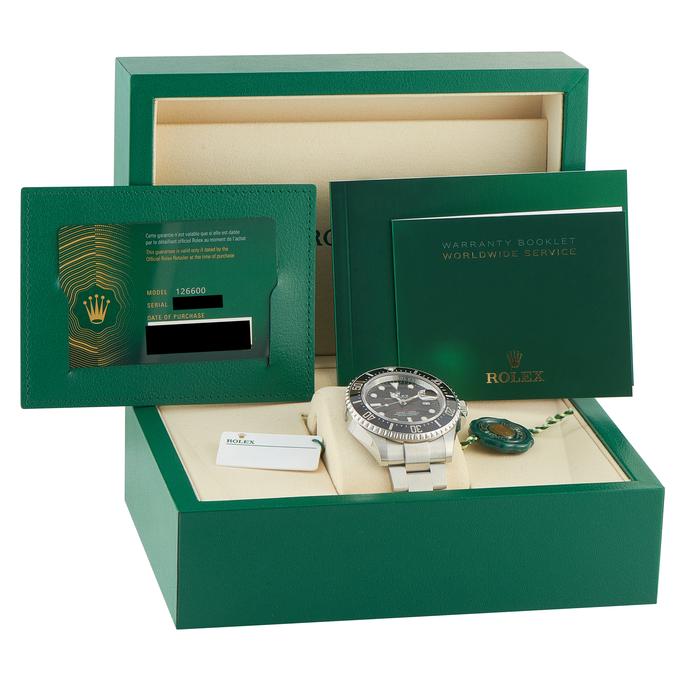 Rolex Sea-Dweller Steel Watch 126600 - Image 5