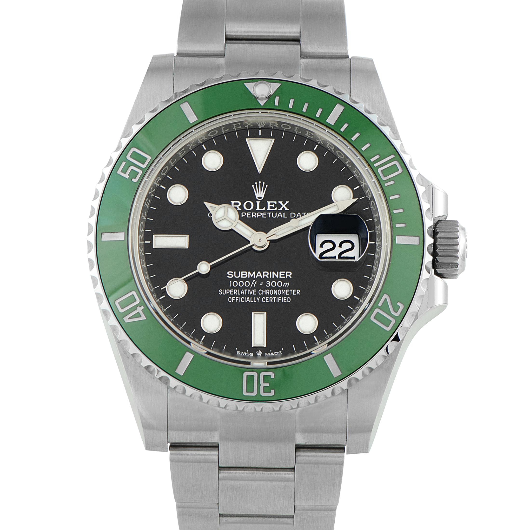 Rolex Submariner Date Starbucks Steel Oyster Watch 126610LV