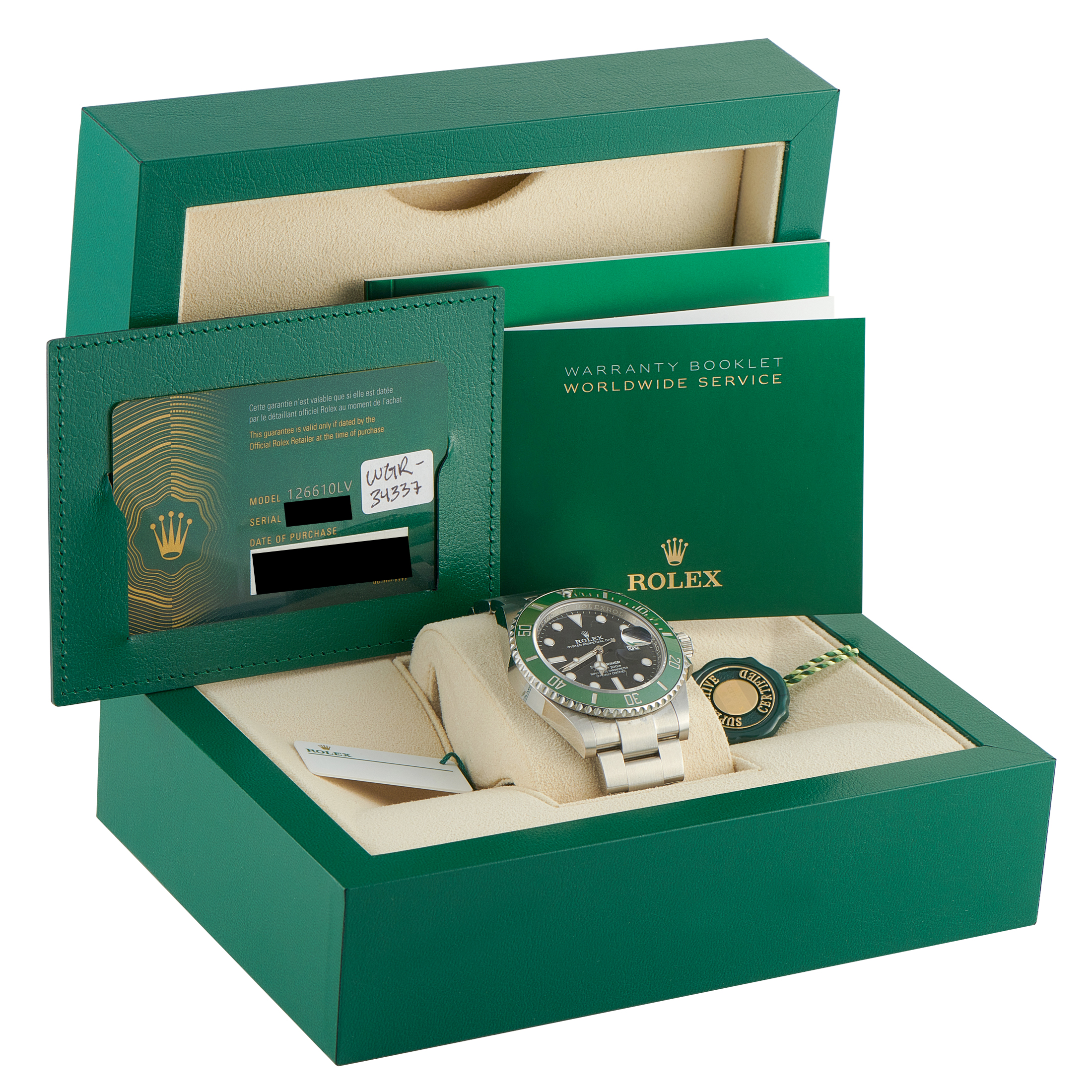 Rolex Submariner Date Starbucks Steel Oyster Watch 126610LV - Image 5