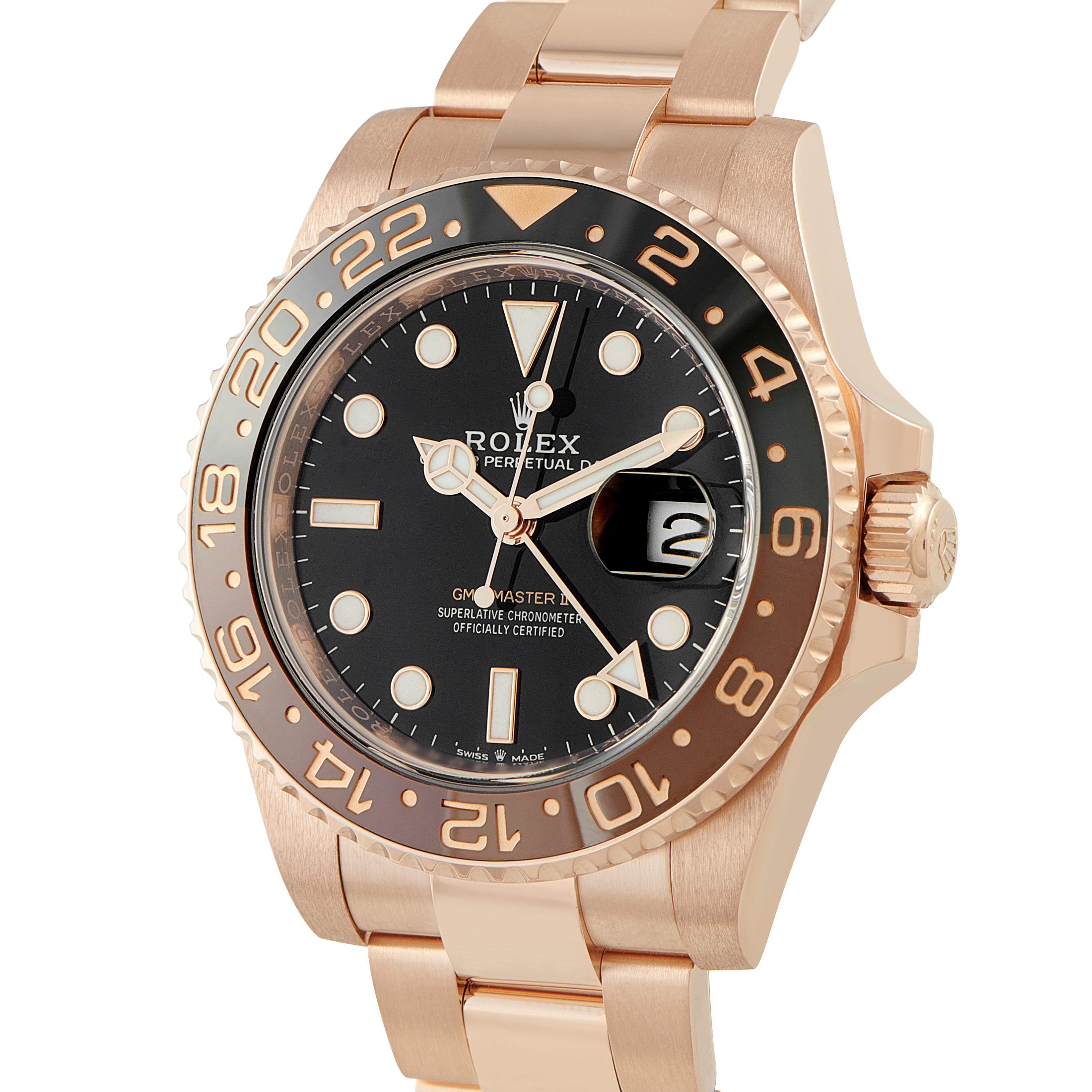 Rolex GMT-Master II Everose Gold Oyster Watch 126715CHNR - Image 2