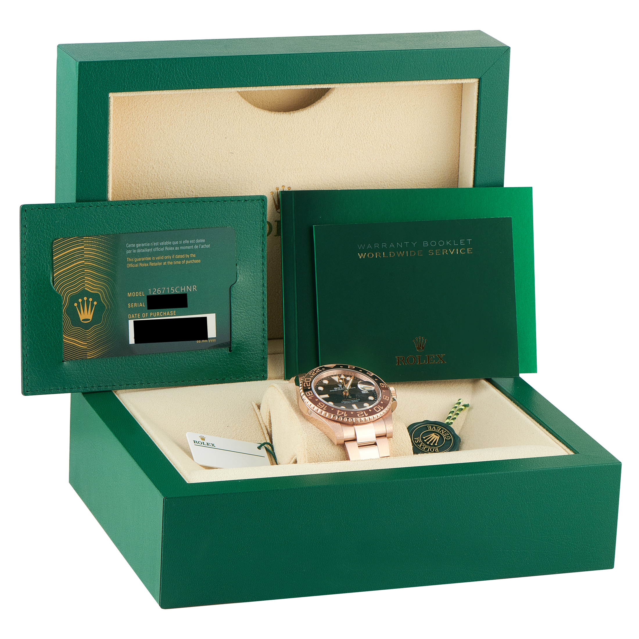 Rolex GMT-Master II Everose Gold Oyster Watch 126715CHNR - Image 5