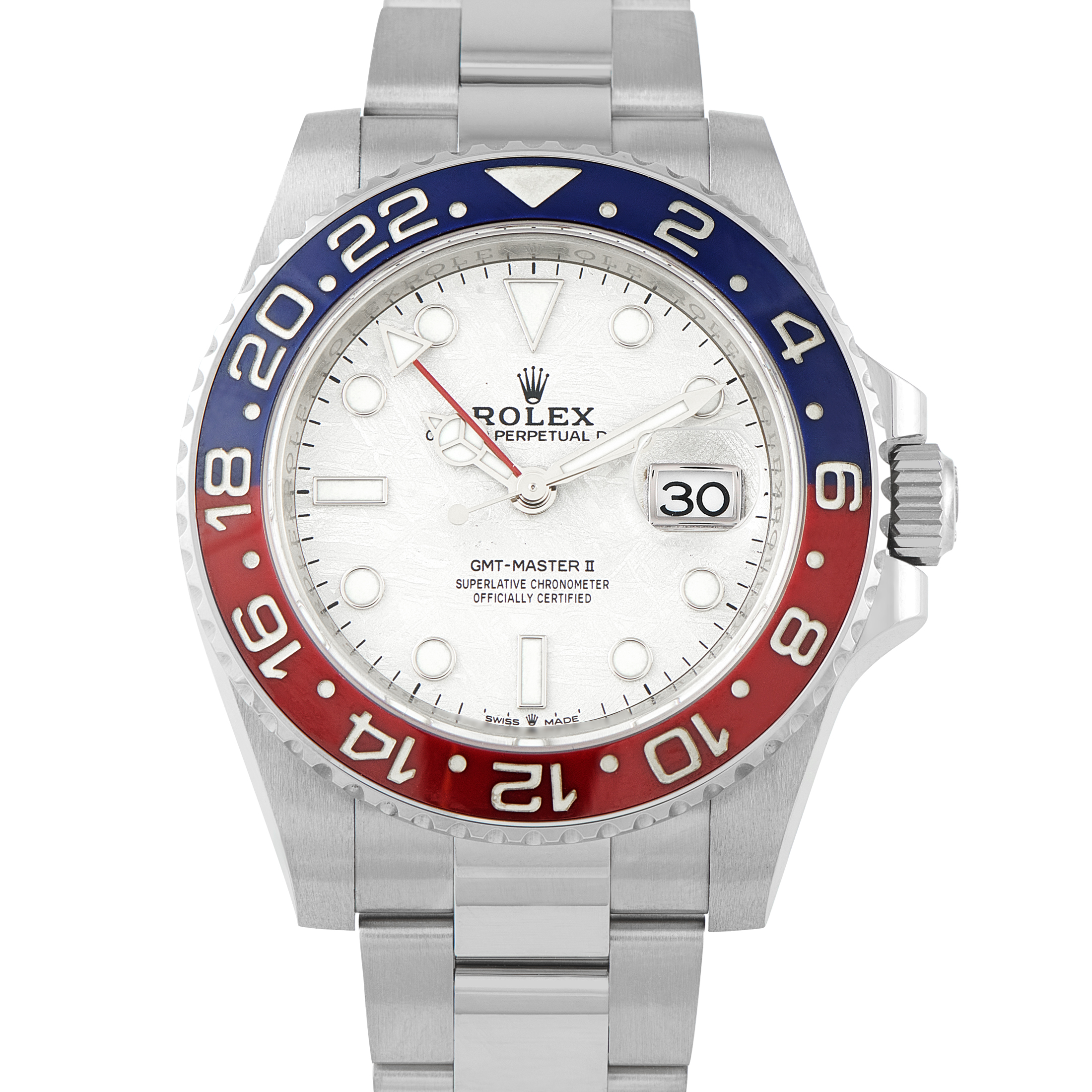 Rolex GMT-Master II Meteorite Dial White Gold Watch 126719BLRO