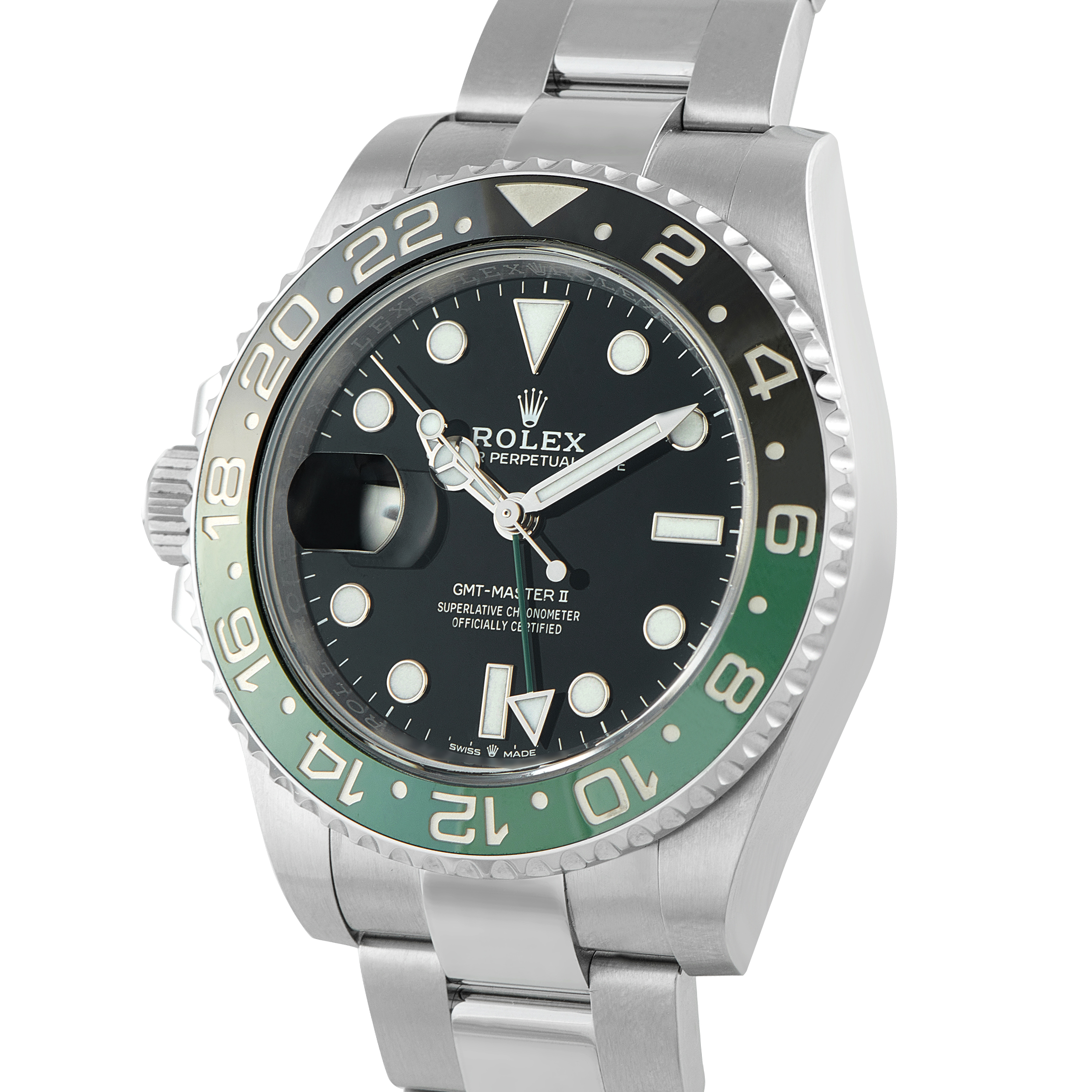 Rolex GMT-Master II Left-Hand Sprite Oystersteel Watch 126720VTNR - Image 2