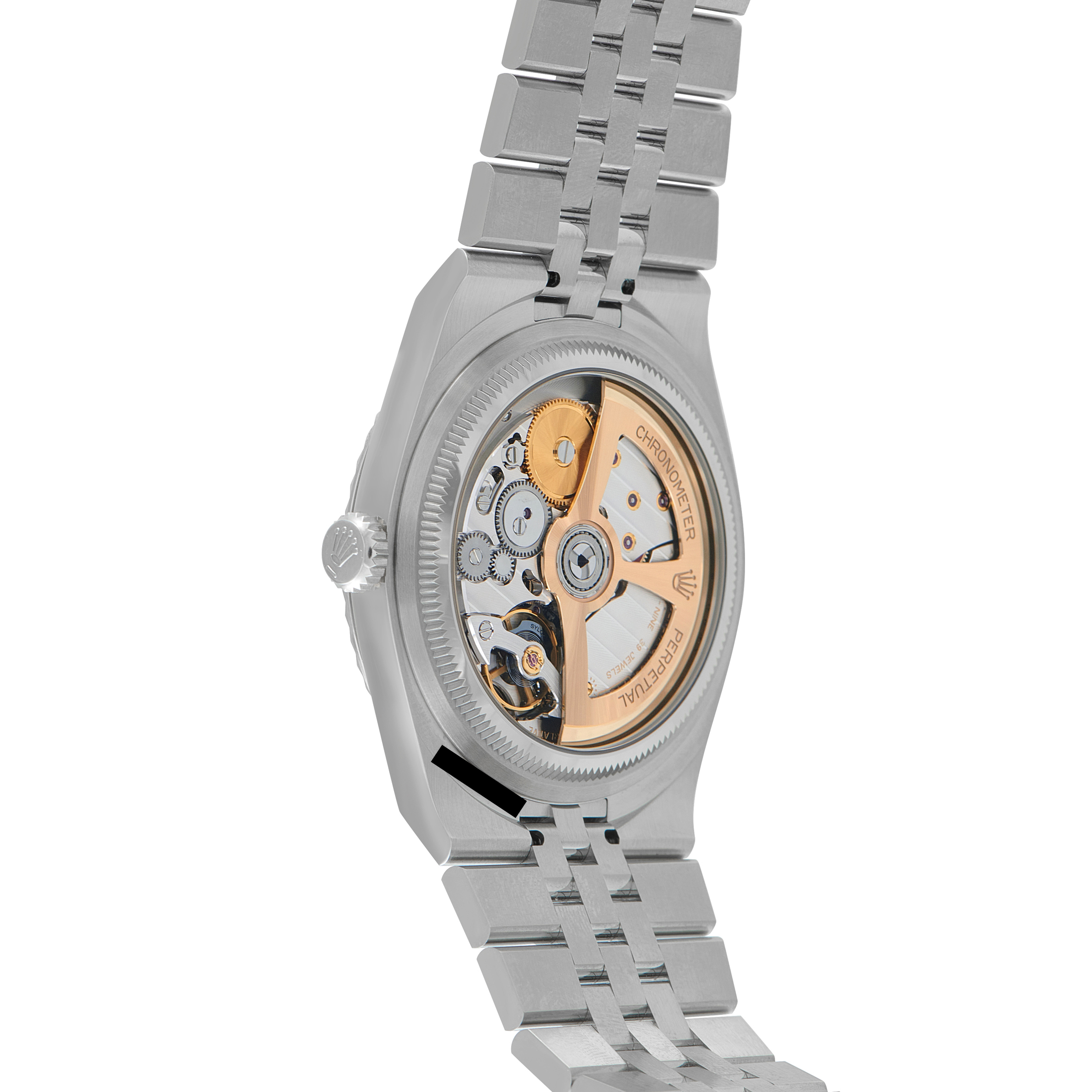 Rolex Land-Dweller 40 Steel Flat Jubilee Watch 127334 - Image 3