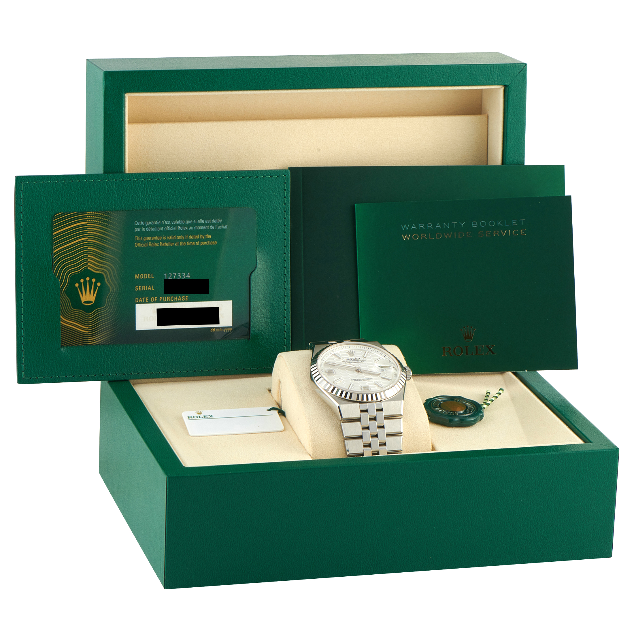 Rolex Land-Dweller 40 Steel Flat Jubilee Watch 127334 - Image 5