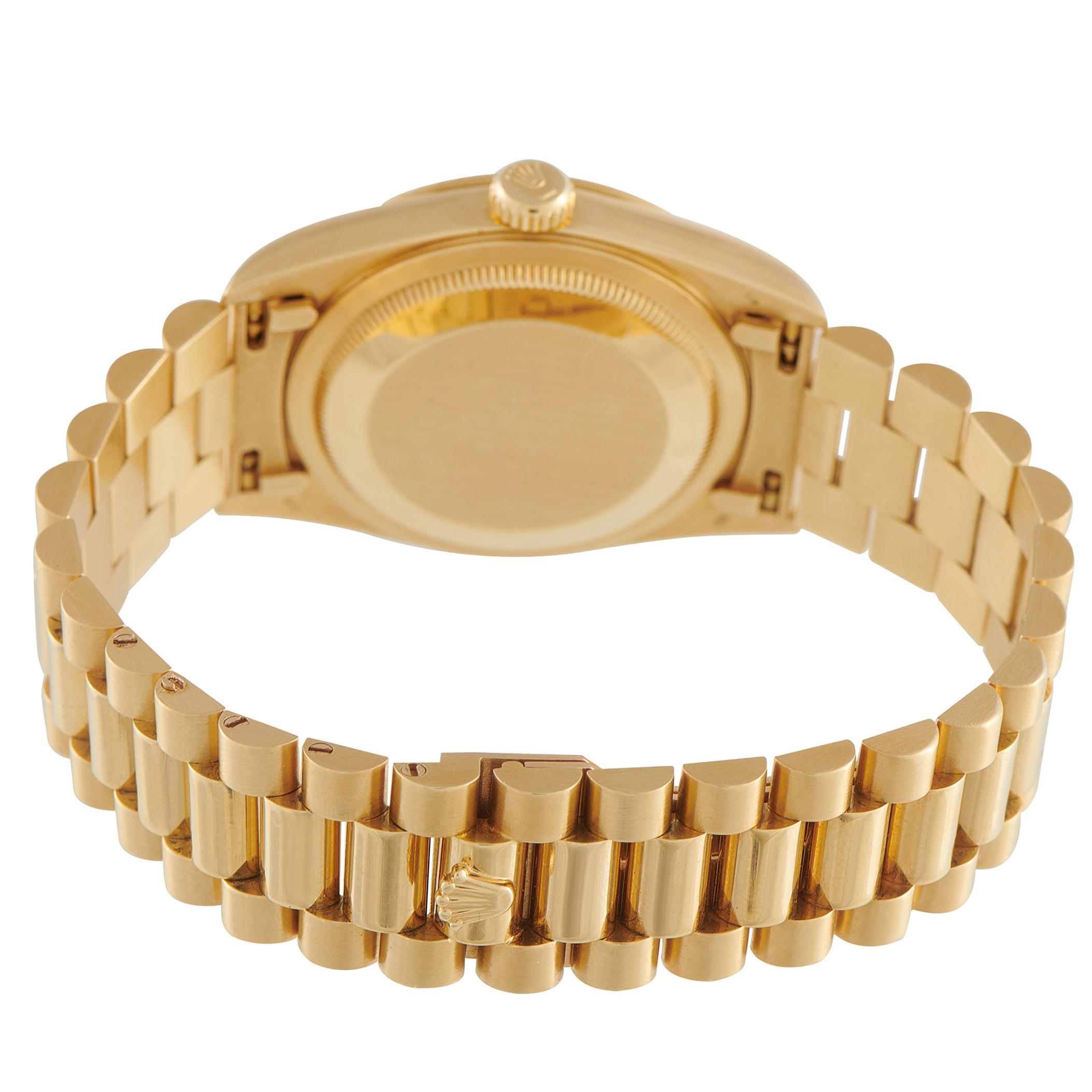 Rolex Day-Date 36 Onyx Dial Yellow Gold President Watch 18238 - Image 4