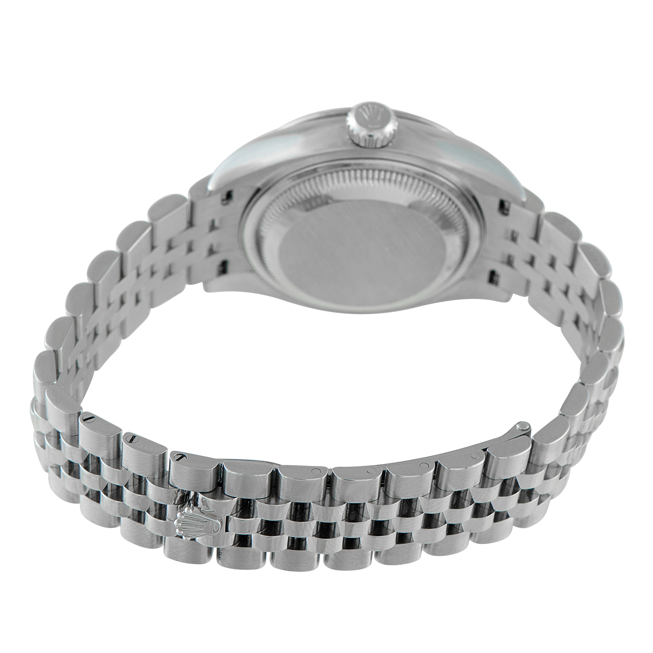 Rolex Lady Datejust Diamond-Set Gray Dial Steel Jubilee Watch 279174 - Image 4