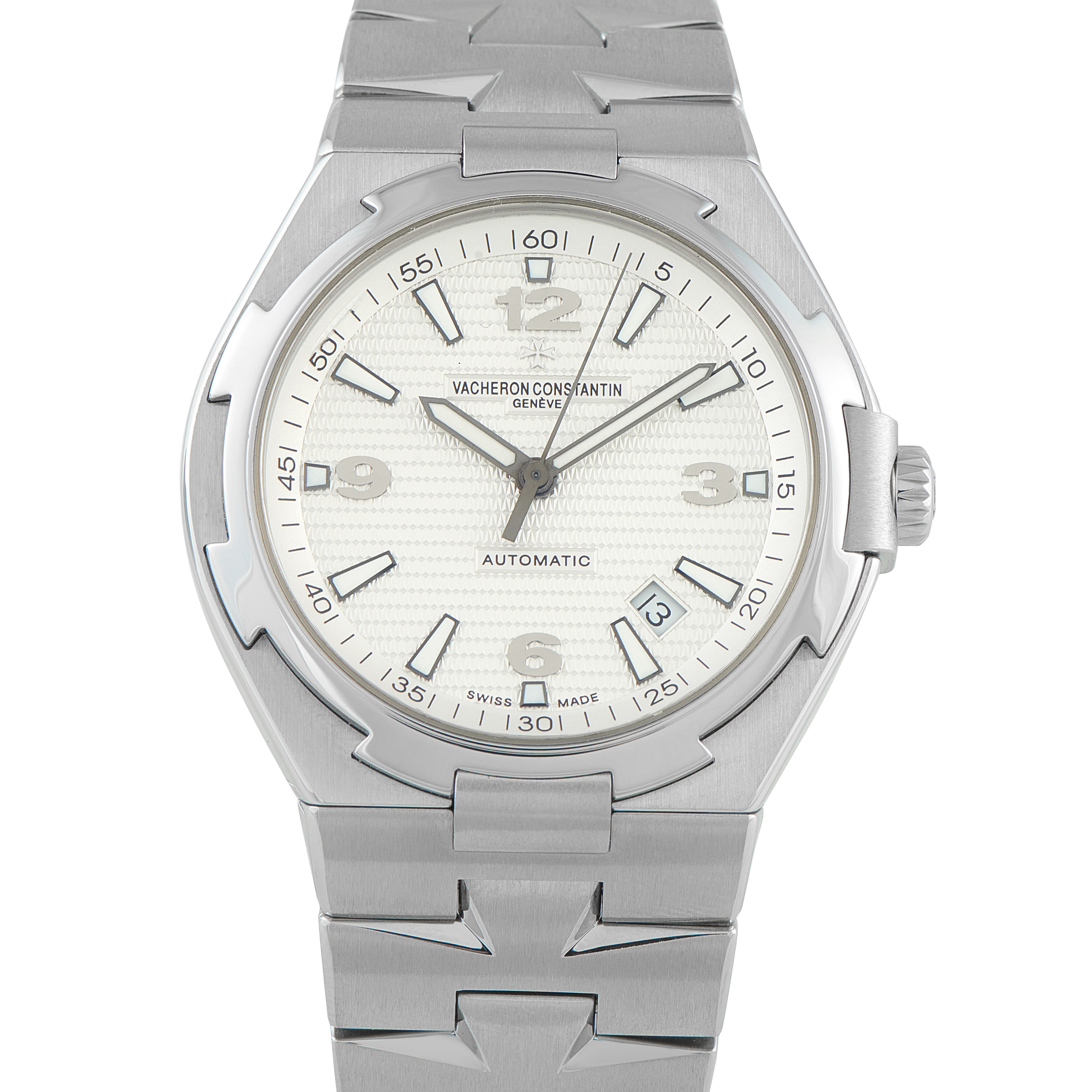 Vacheron Constantin Overseas Silver Dial Steel Watch 47040/B017-9093