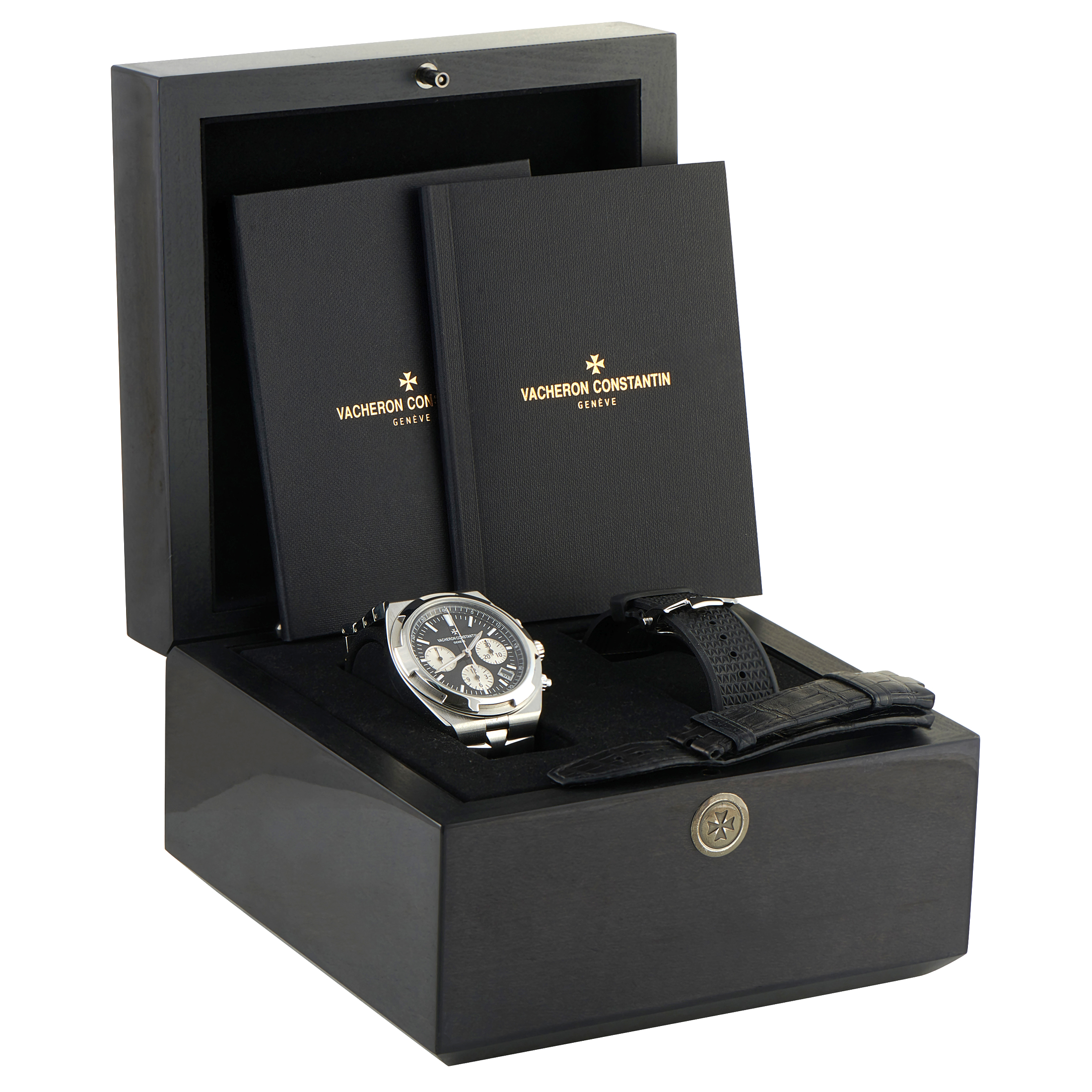 Vacheron Constantin Overseas Chronograph Steel Watch 5500v - Image 5
