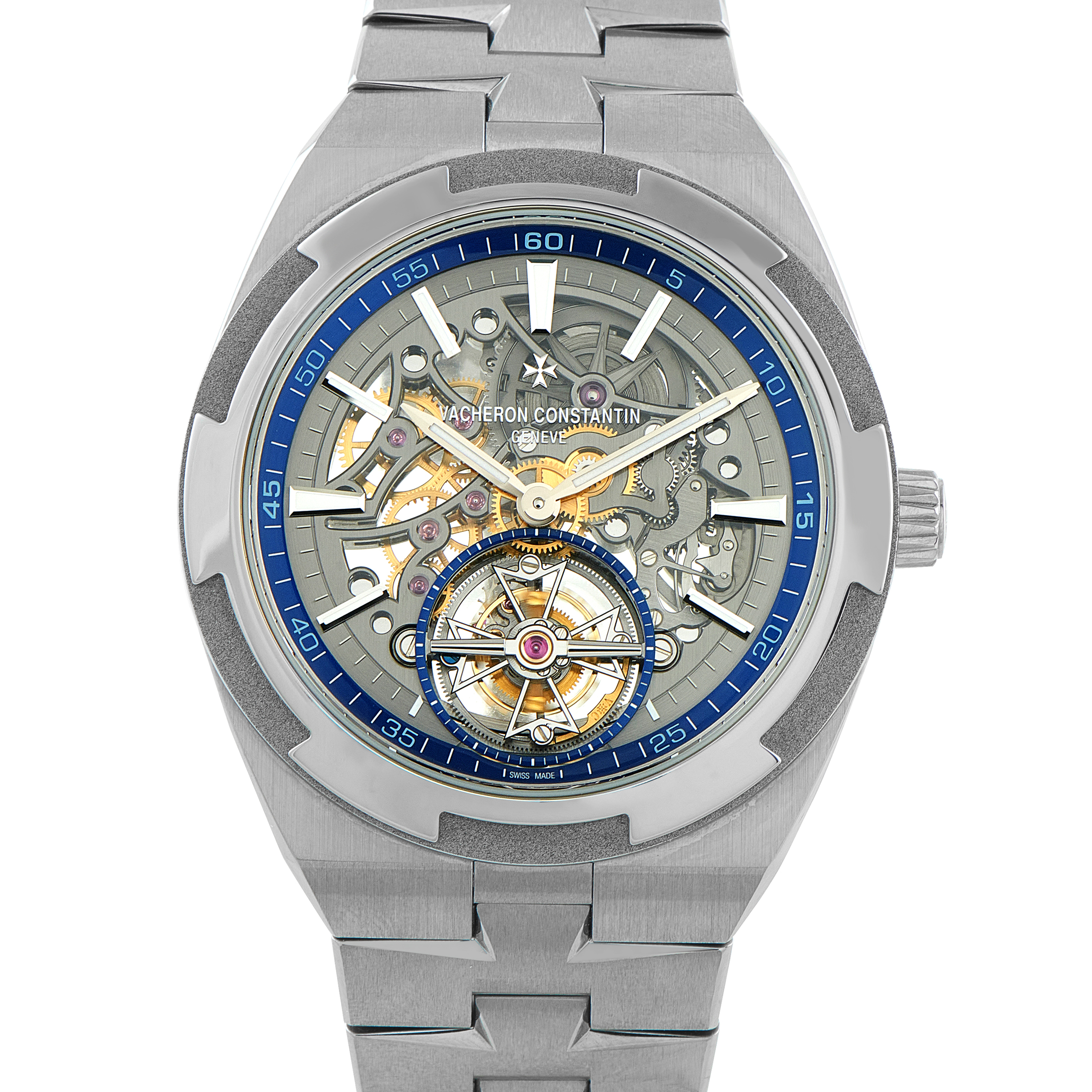 Vacheron Constantin Overseas Tourbillon Skeleton Titanium Watch 6000V/210T-B935