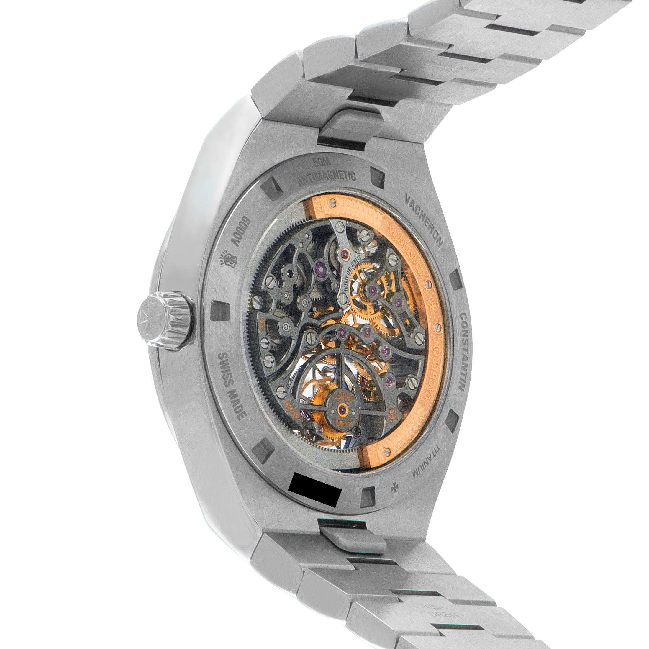 Vacheron Constantin Overseas Tourbillon Skeleton Titanium Watch 6000V/210T-B935 - Image 3