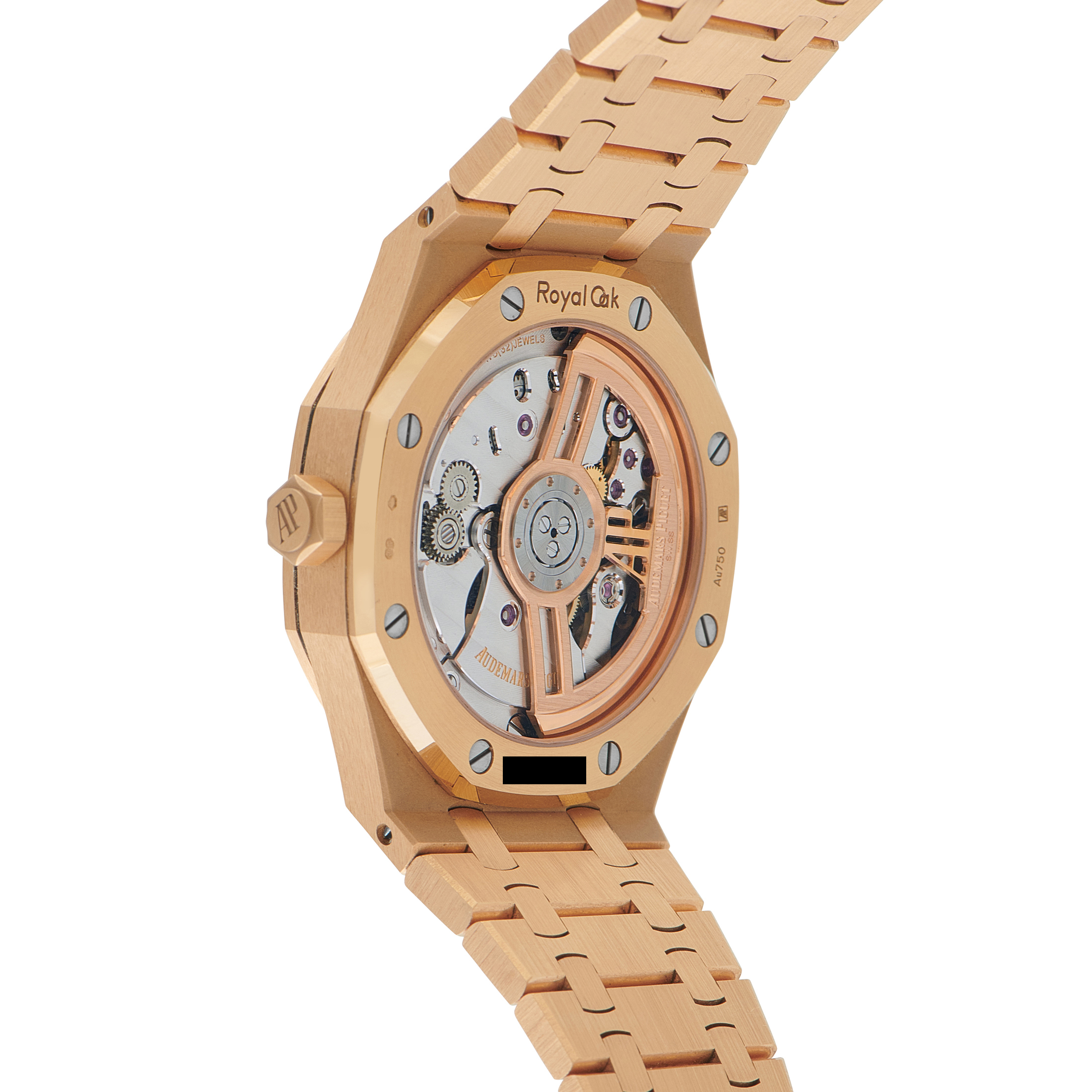 Audemars Piguet Royal Oak Diamond Set Rose Gold Watch 15502OR.ZZ.1222OR.01 - Image 3