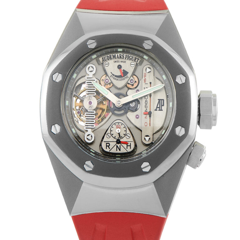 Pre-owned Audemars Piguet Royal Oak Concept CW1 Alacrite 44mm skeletonised, ref. 25980AI