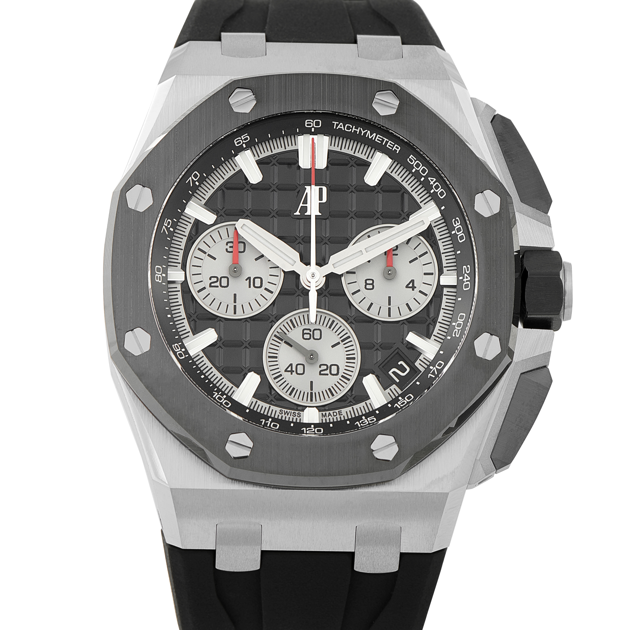 Audemars Piguet Royal Oak Offshore Black Ceramic and Steel Watch 26420SO.OO.A002CA.01