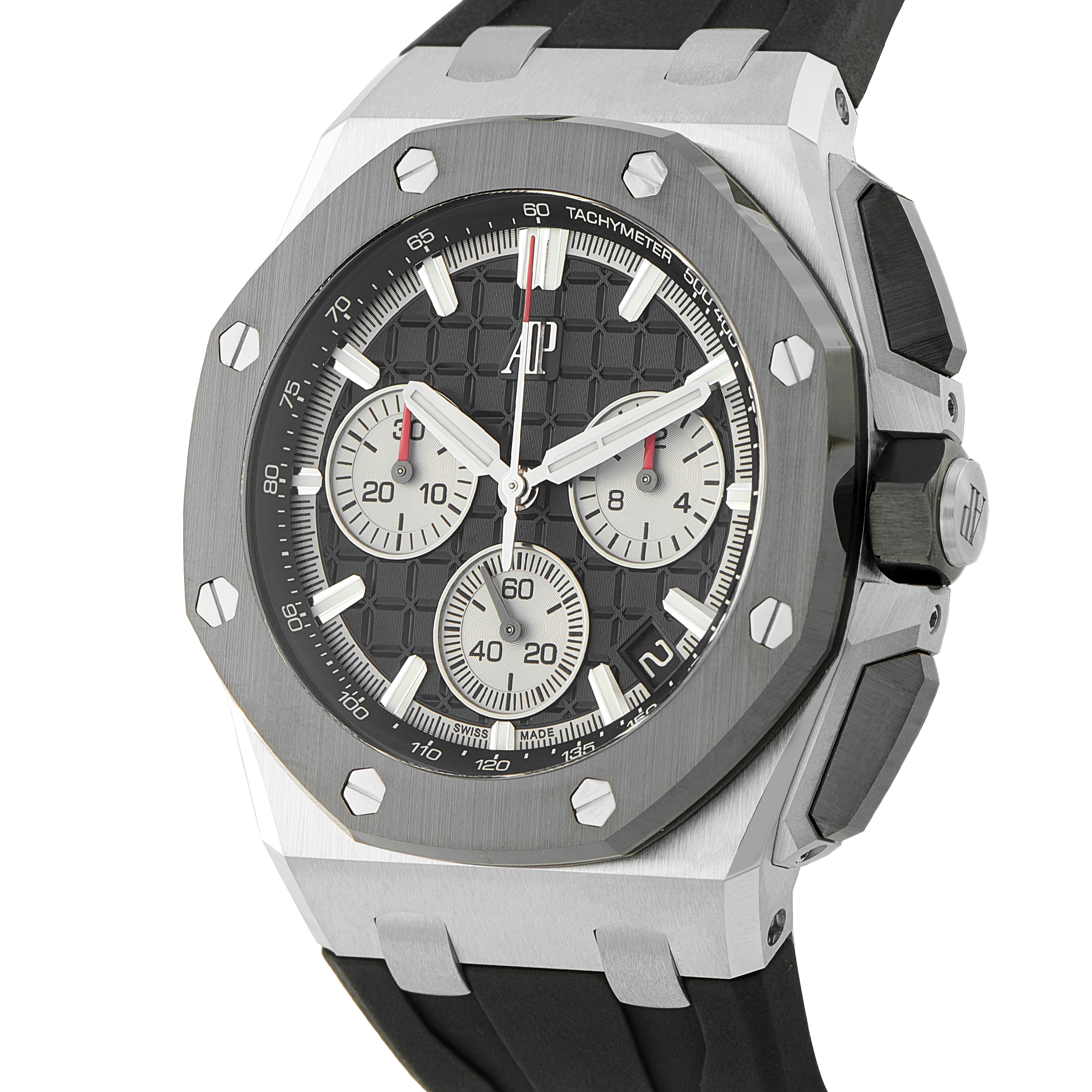 Audemars Piguet Royal Oak Offshore Black Ceramic and Steel Watch 26420SO.OO.A002CA.01 - Image 2