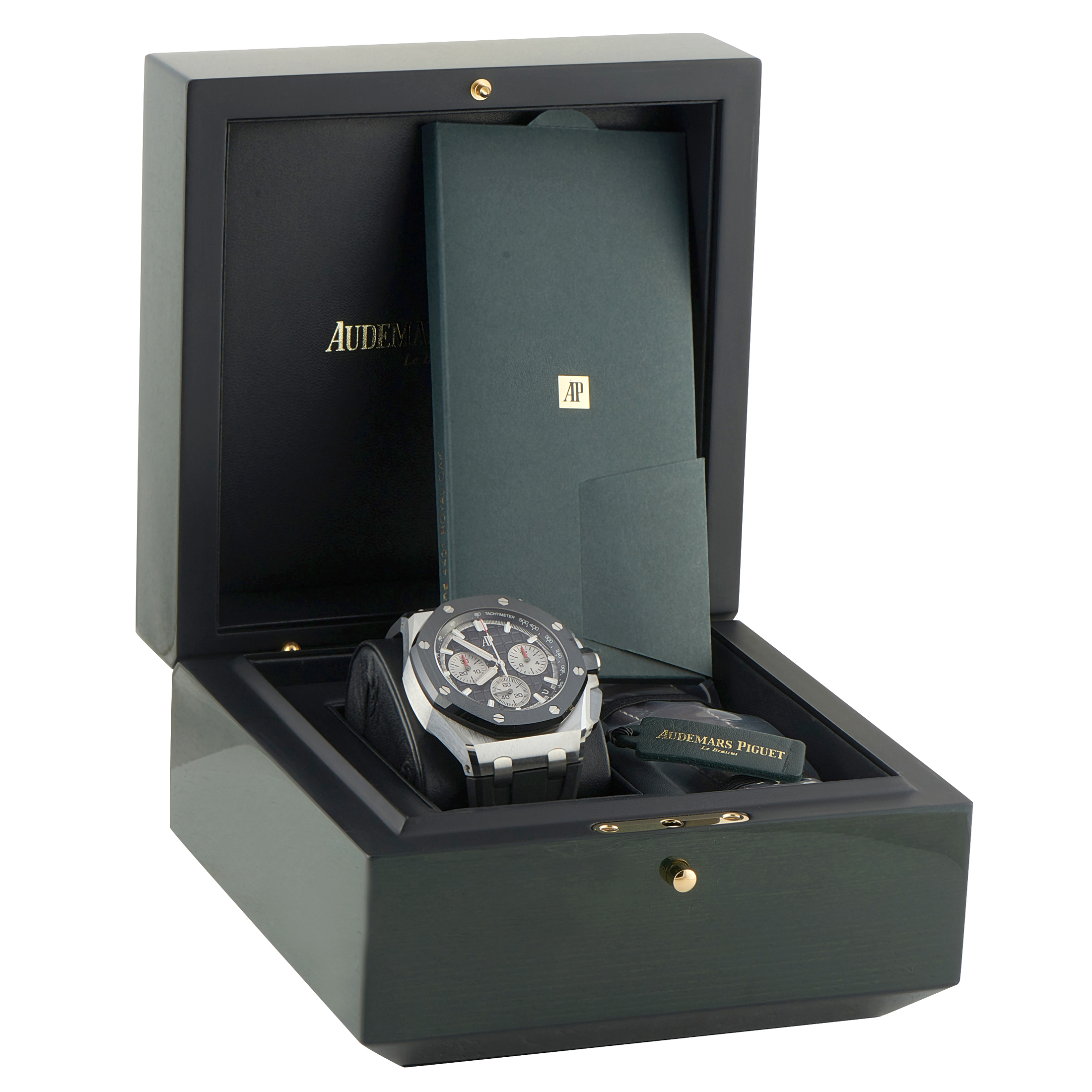 Audemars Piguet Royal Oak Offshore Black Ceramic and Steel Watch 26420SO.OO.A002CA.01 - Image 5
