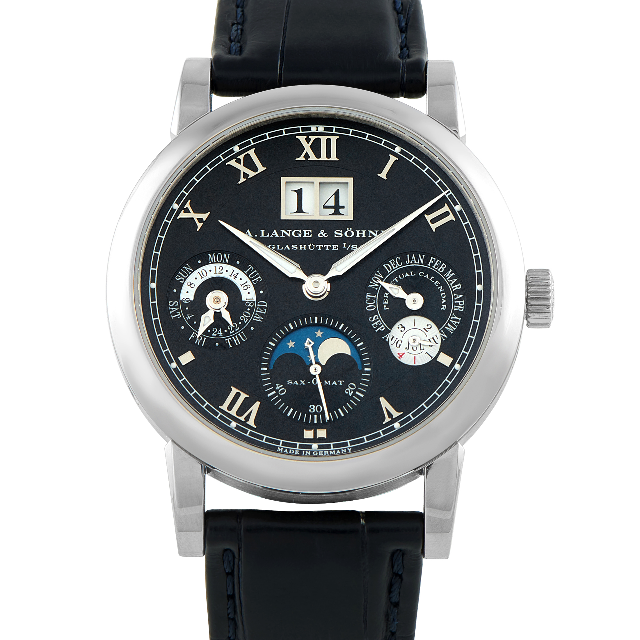 A. Lange & Sohne Langematik Perpetual White Gold Watch 310.026