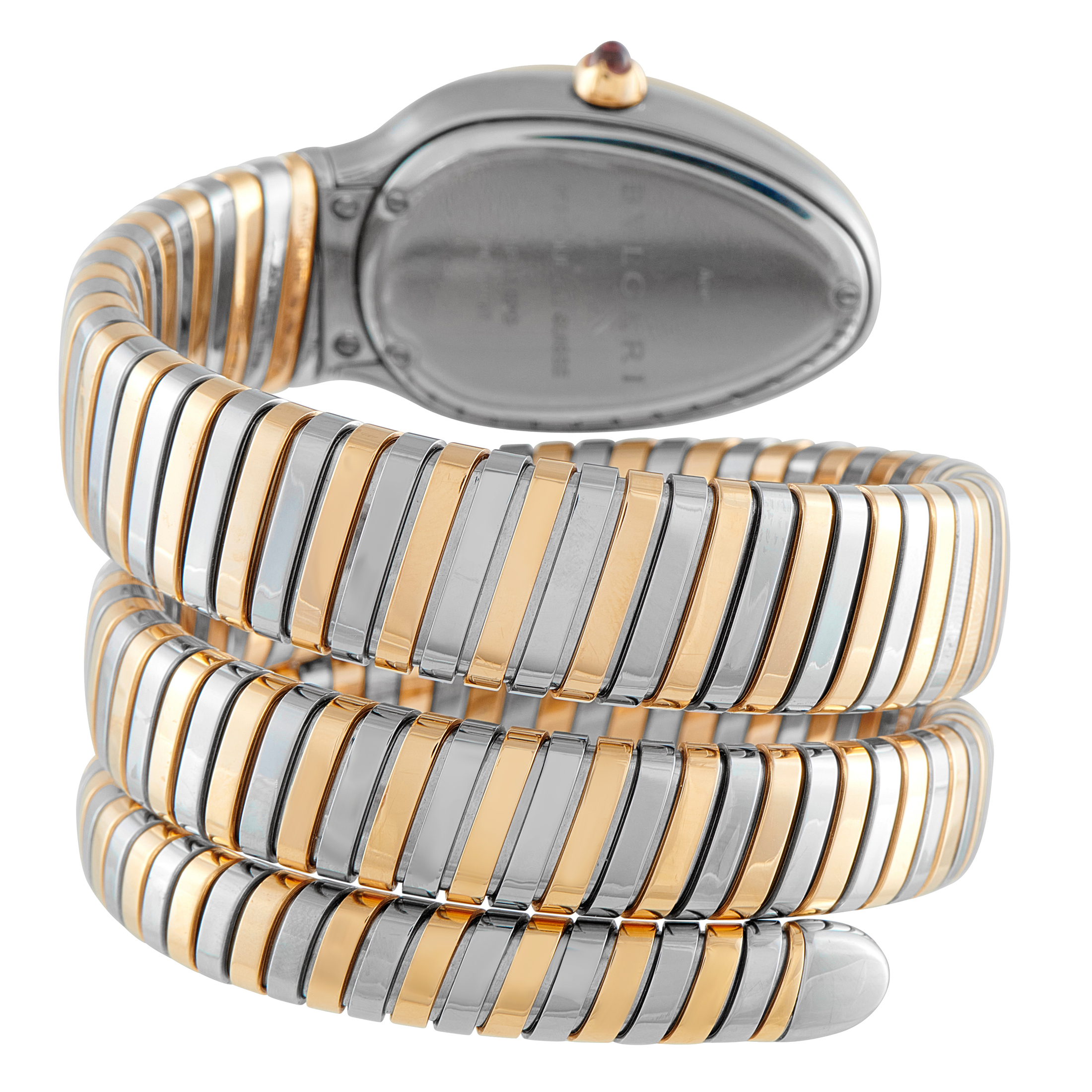 Bvlgari Serpenti Tubogas Steel and Rose Gold Quartz Watch 102099 - Image 4