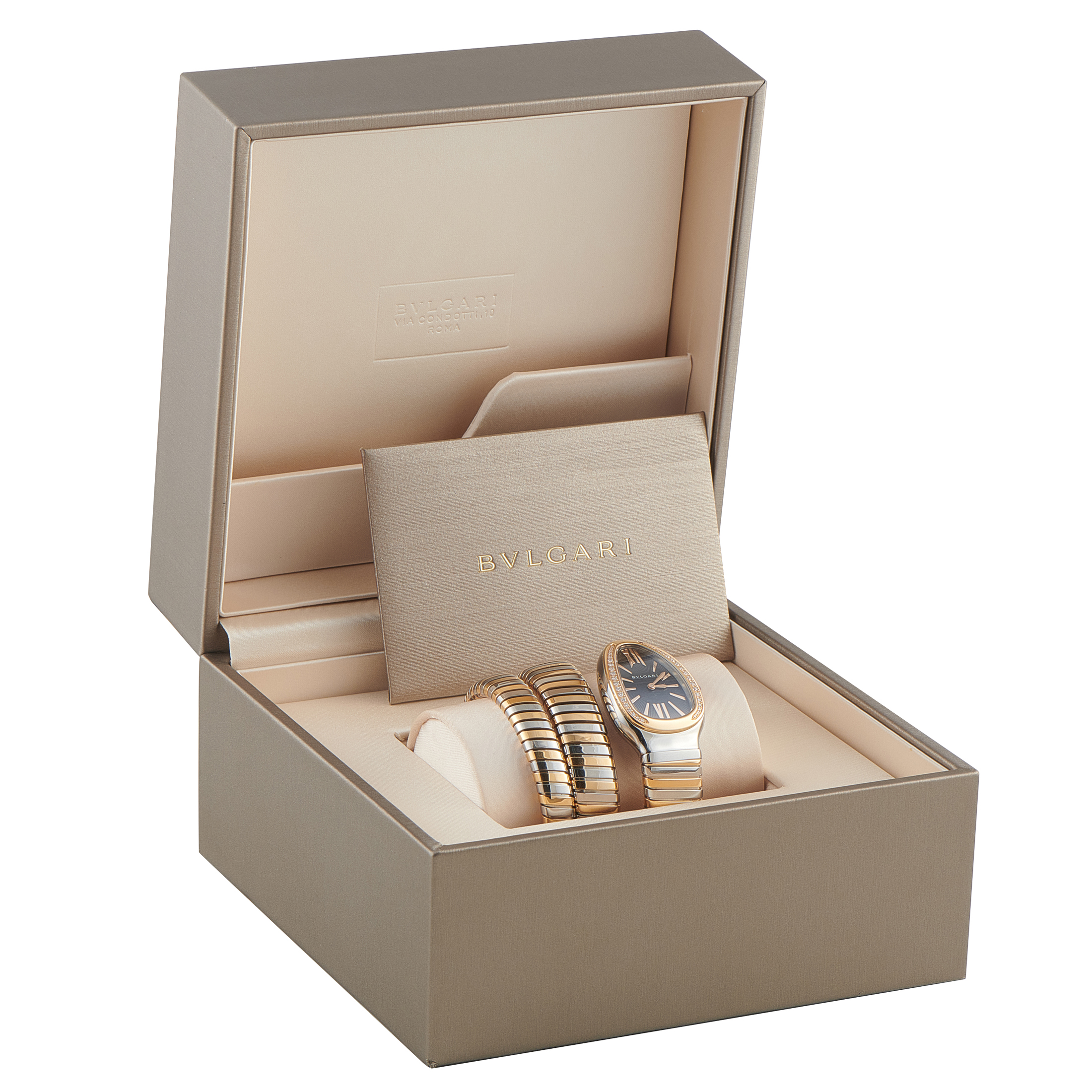 Bvlgari Serpenti Tubogas Steel and Rose Gold Quartz Watch 102099 - Image 6