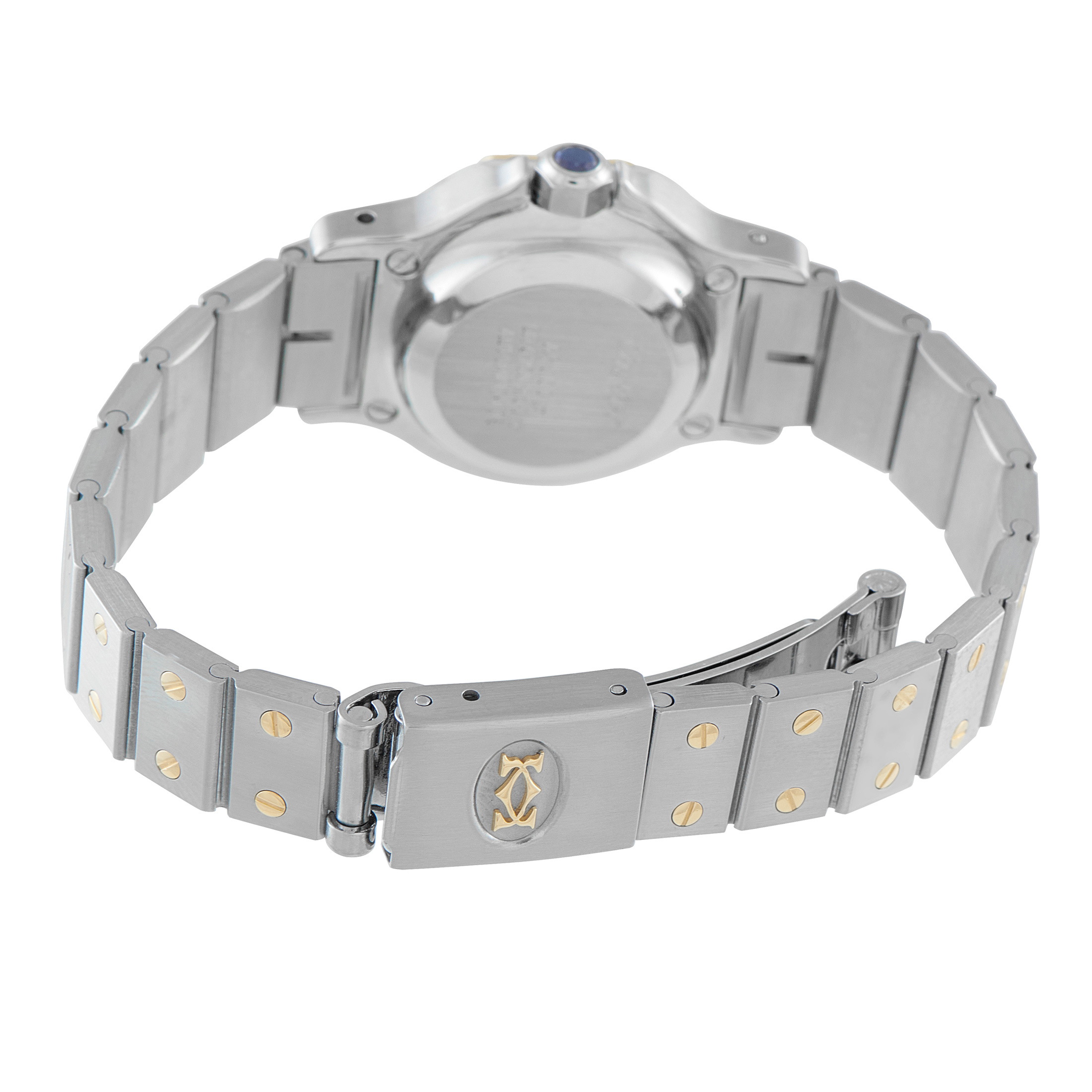 Cartier Santos Octagon Two-Tone Watch 187903 - Image 4