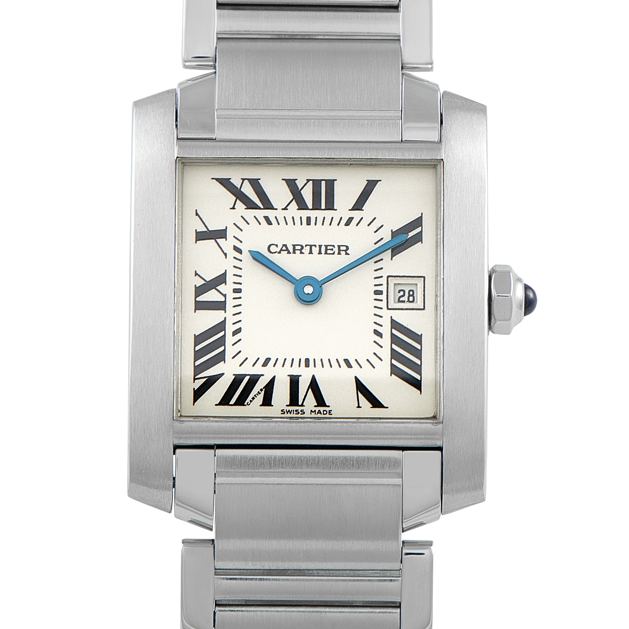 Cartier Tank Française Steel Watch 2465