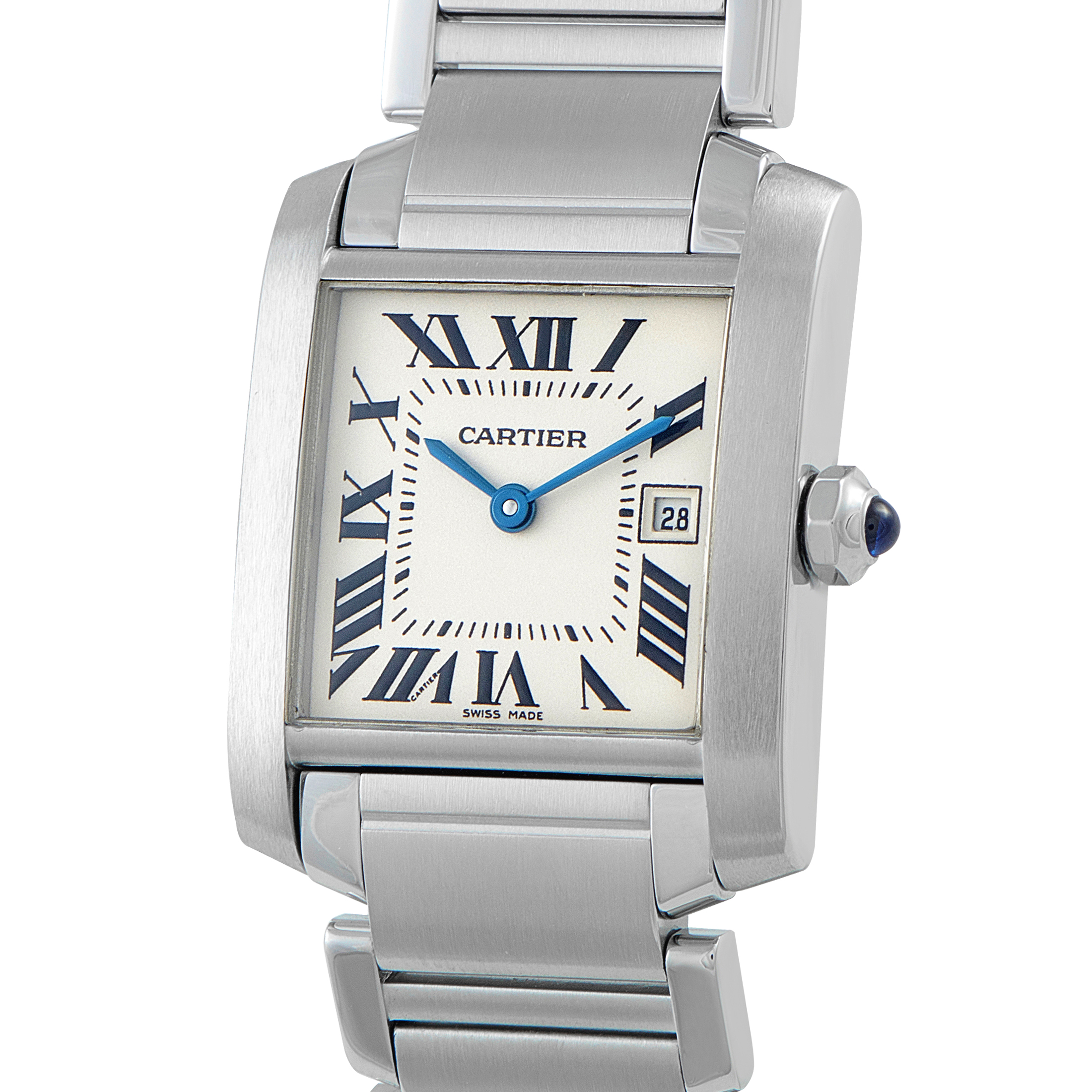 Cartier Tank Française Steel Watch 2465 - Image 2