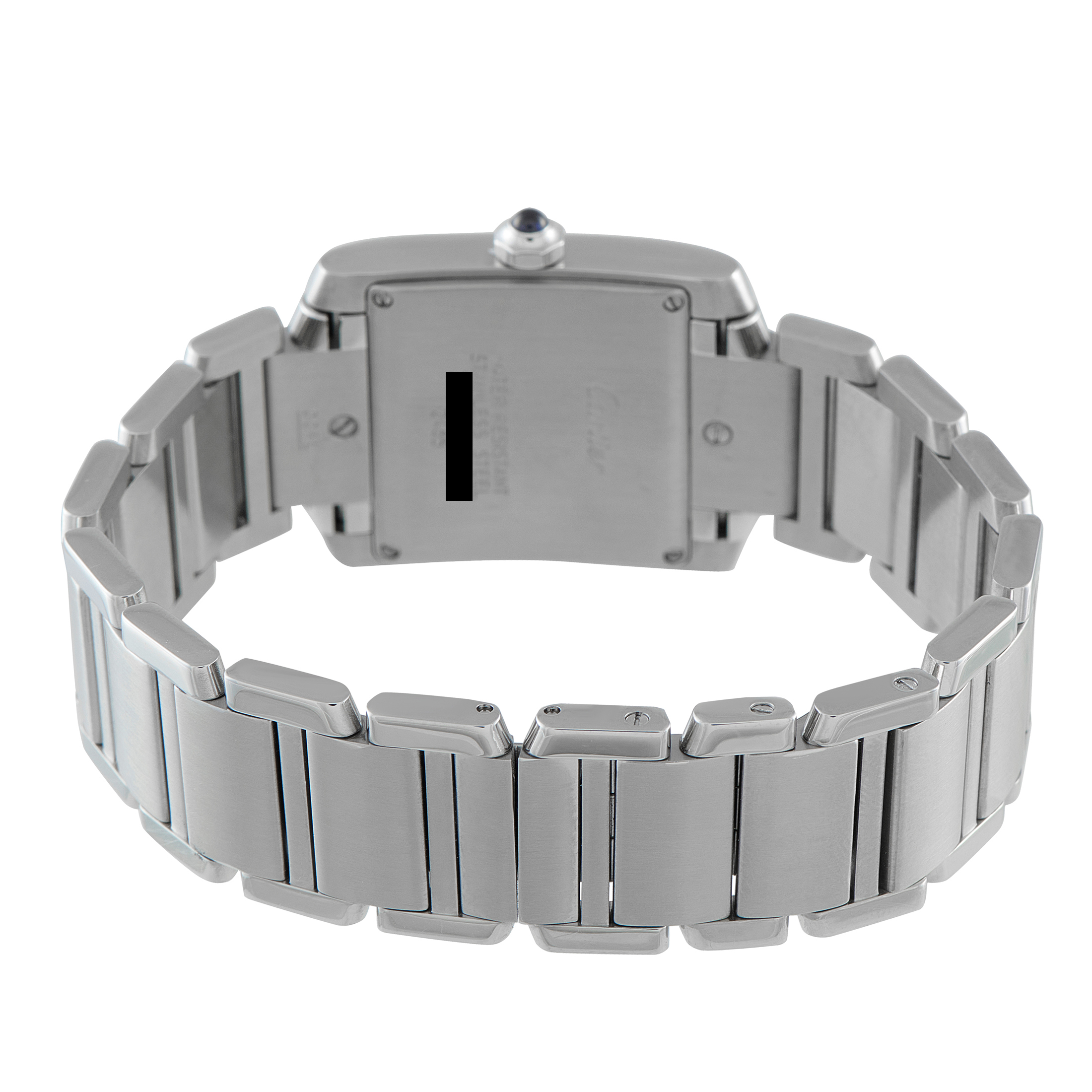 Cartier Tank Française Steel Watch 2465 - Image 4