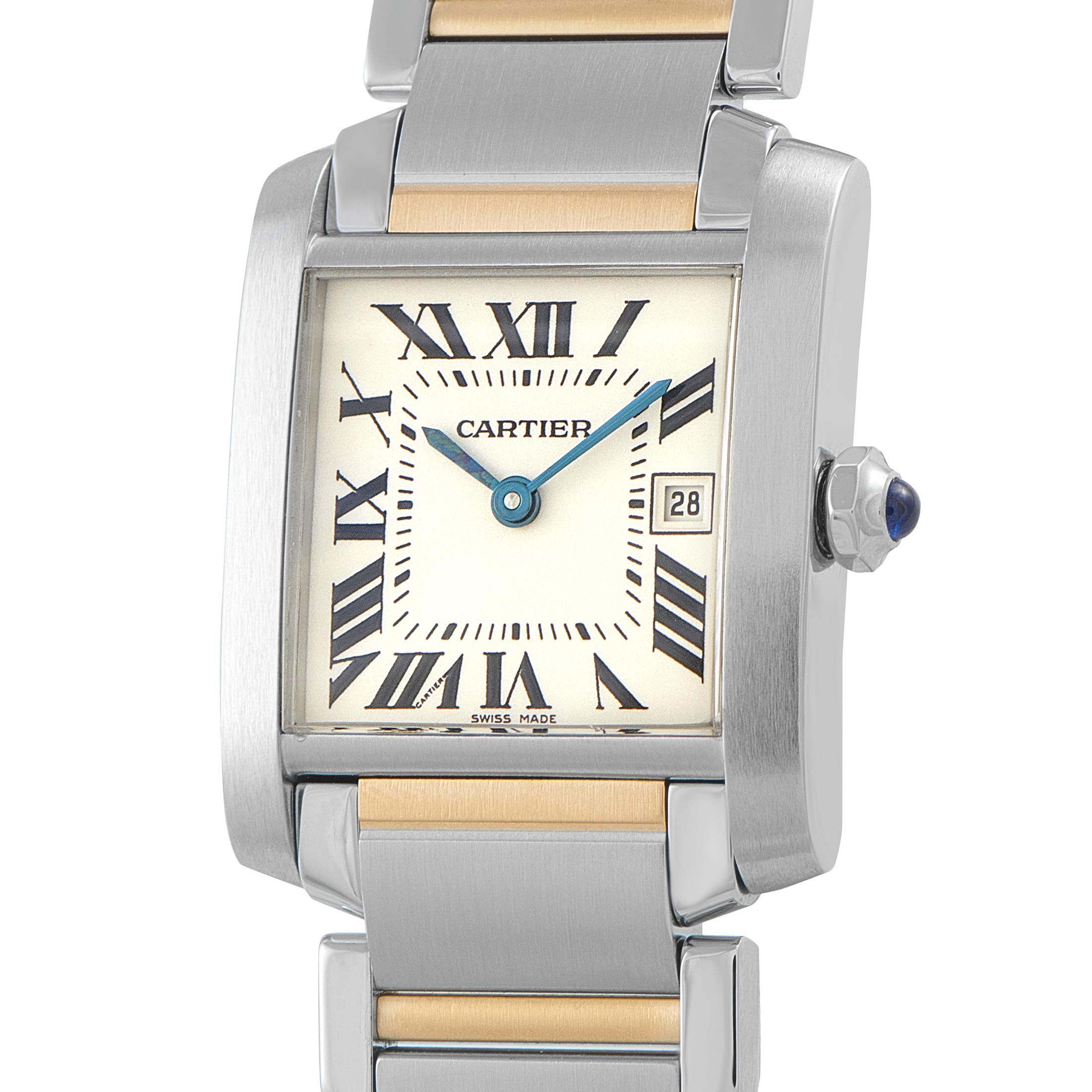 Cartier Tank Française Two-Tone Watch 2485 - Image 2