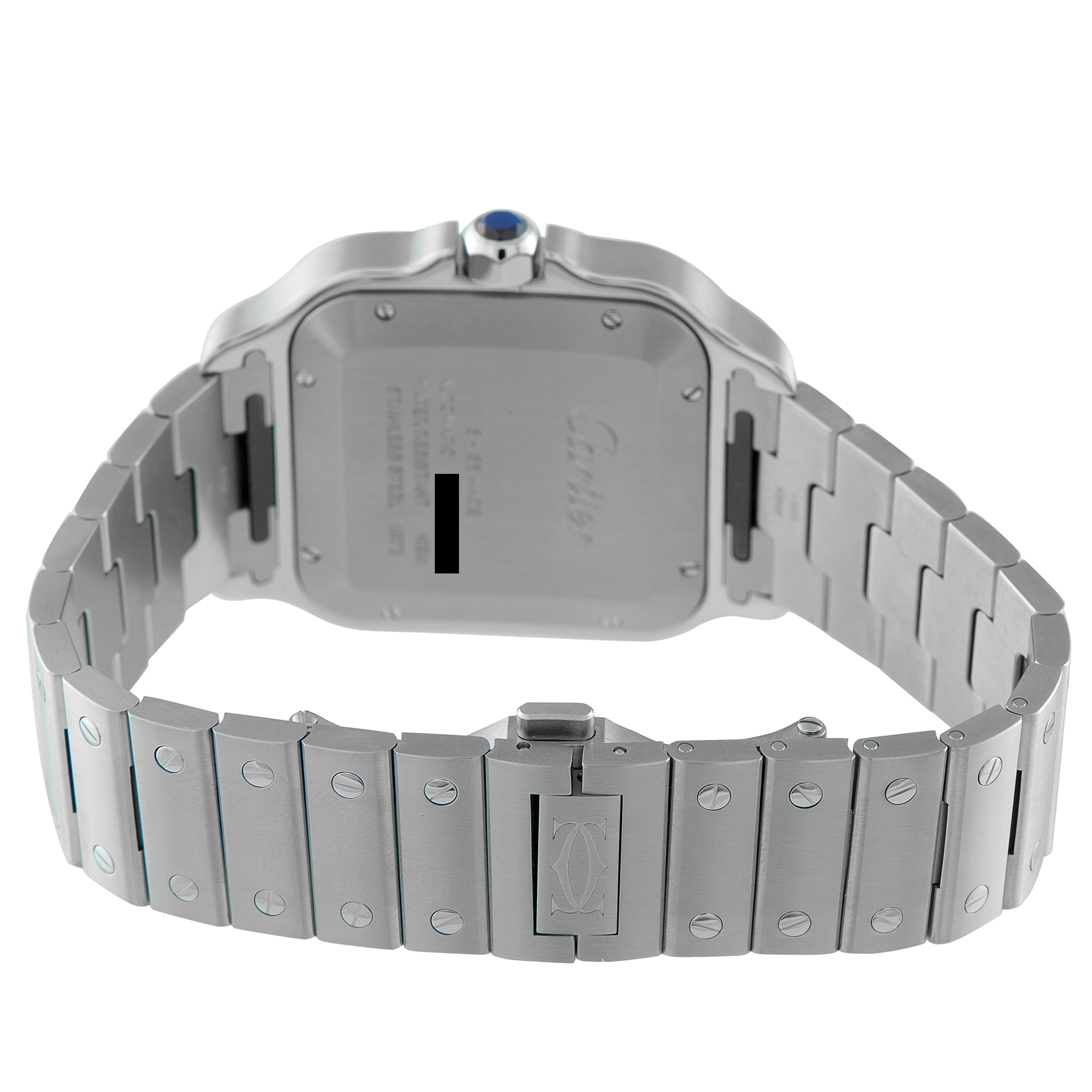 Cartier Santos Green Dial Steel Watch WSSA0062 - Image 4