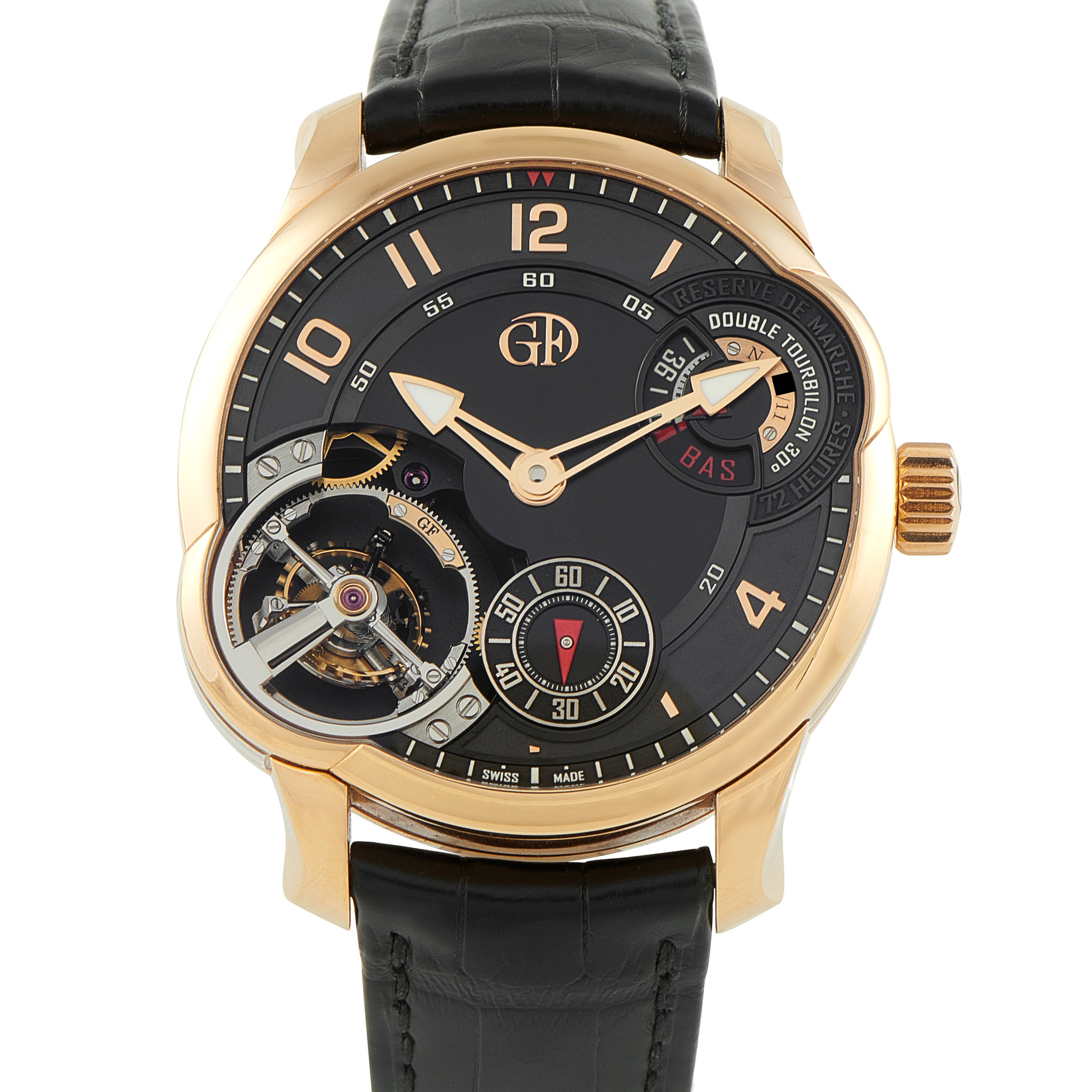 Greubel Forsey Double Tourbillon 30° Asymétrique Red Gold Watch -