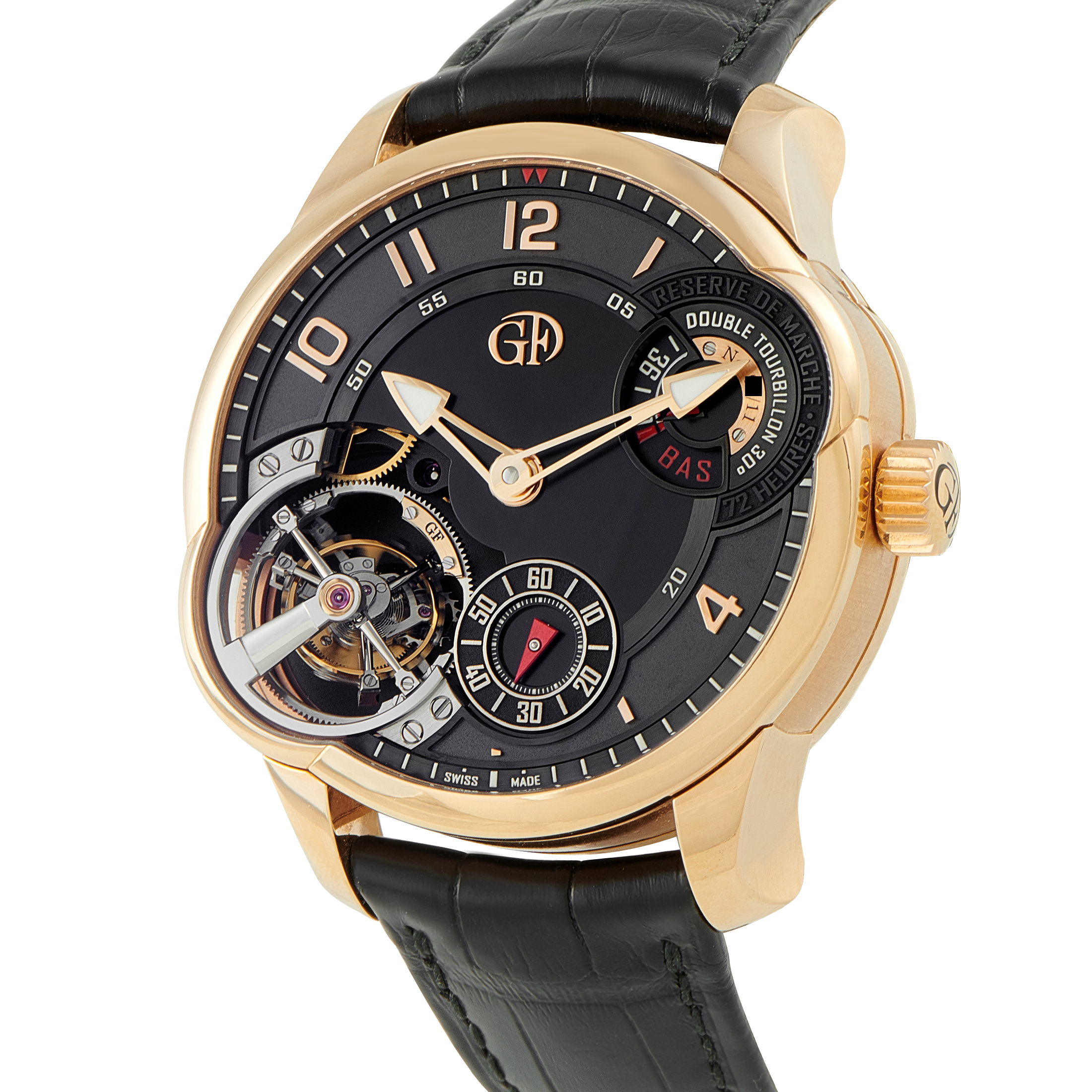 Greubel Forsey Double Tourbillon 30° Asymétrique Red Gold Watch - - Image 2