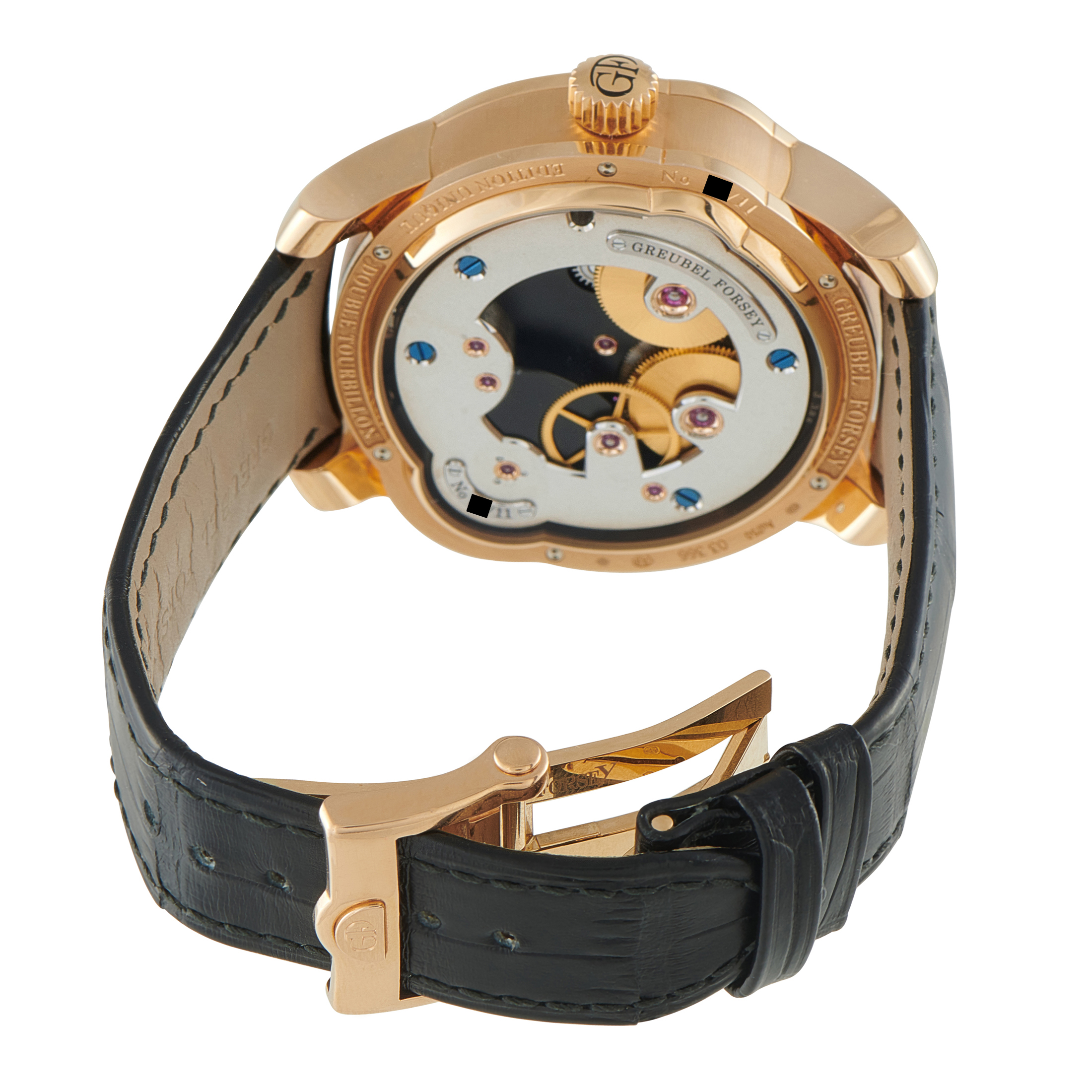 Greubel Forsey Double Tourbillon 30° Asymétrique Red Gold Watch - - Image 4