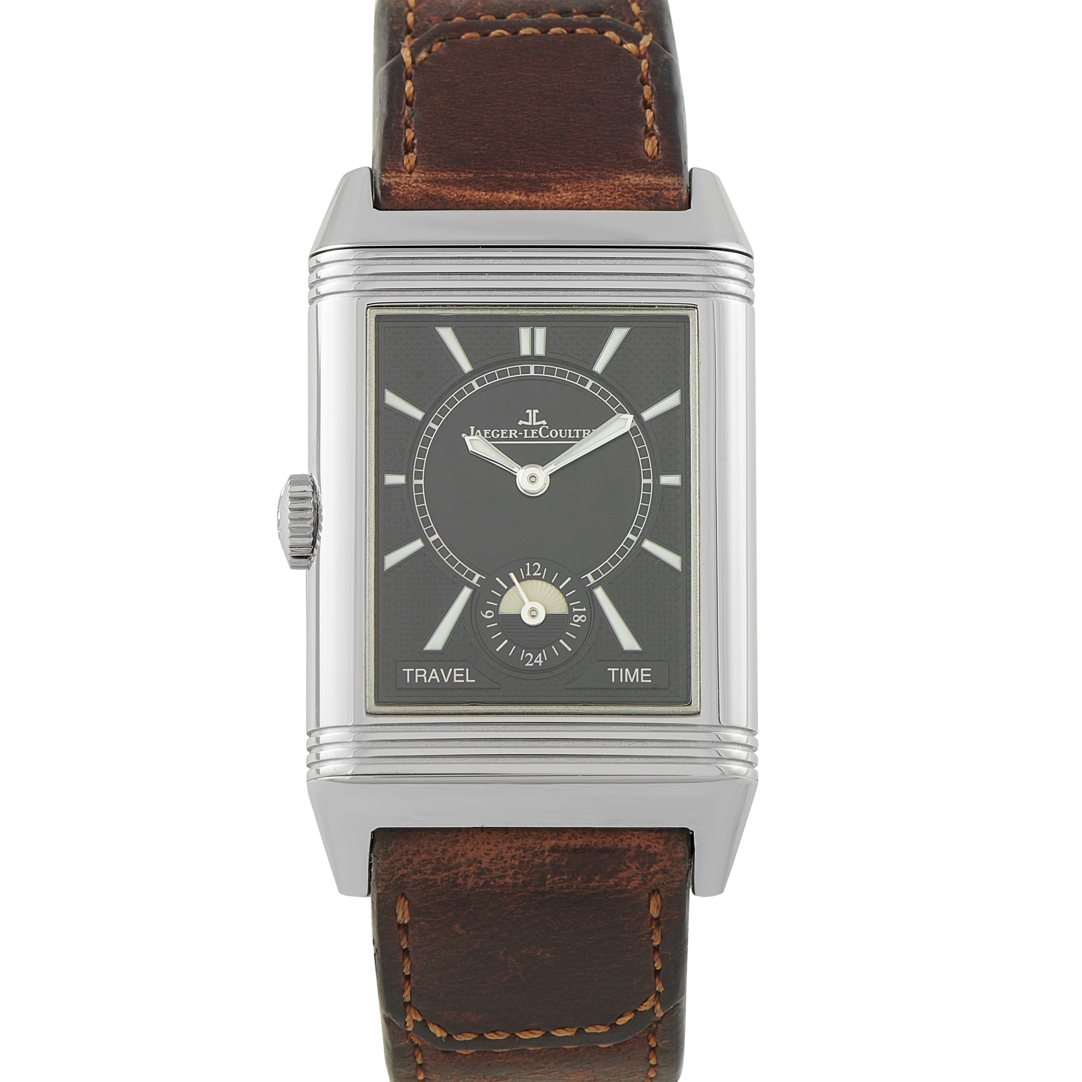 Jaeger-LeCoultre Reverso Classic Duoface Small Seconds Steel Watch Q3848422 - Image 2