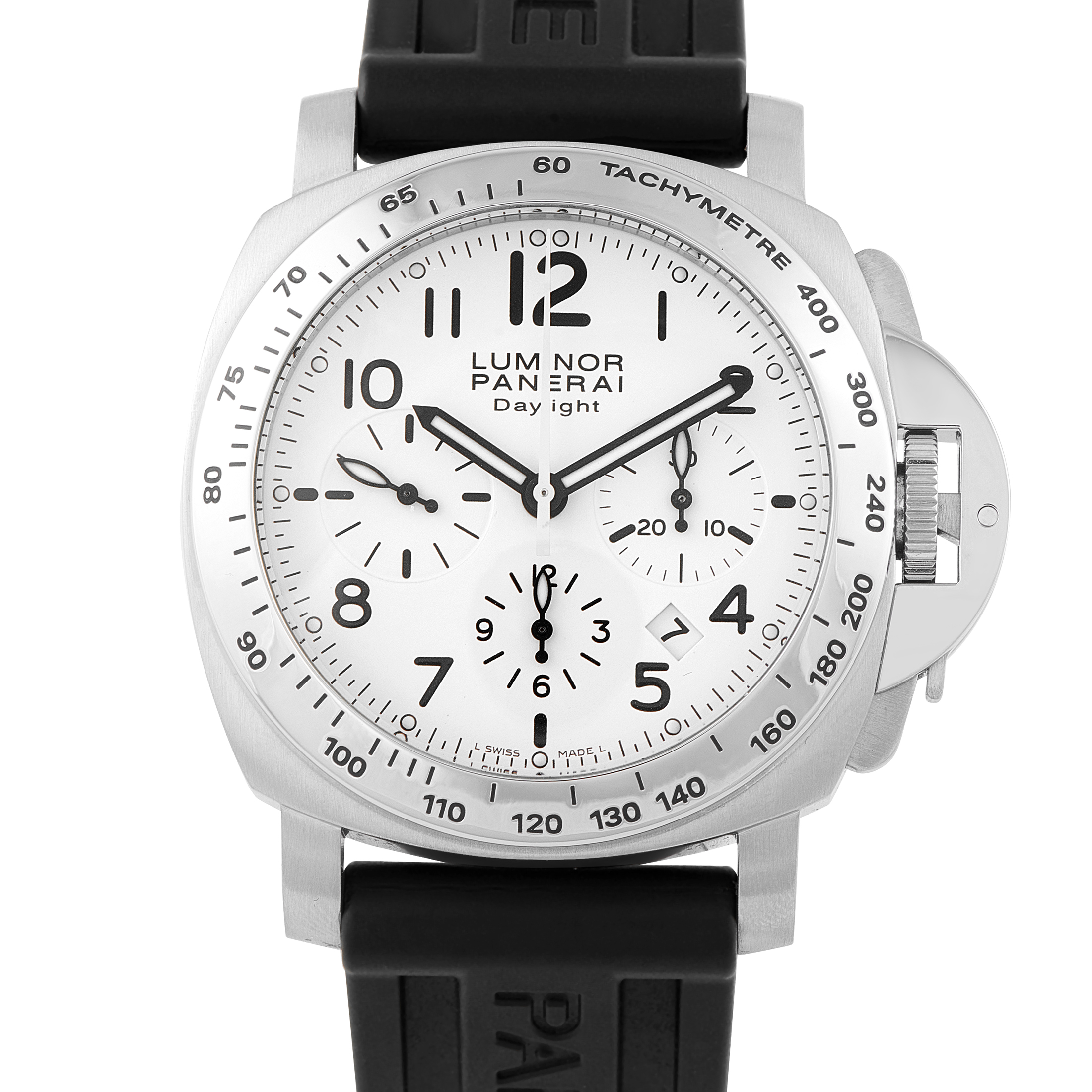 Officine Panerai Luminor Daylight Chronograph Steel Watch PAM00188