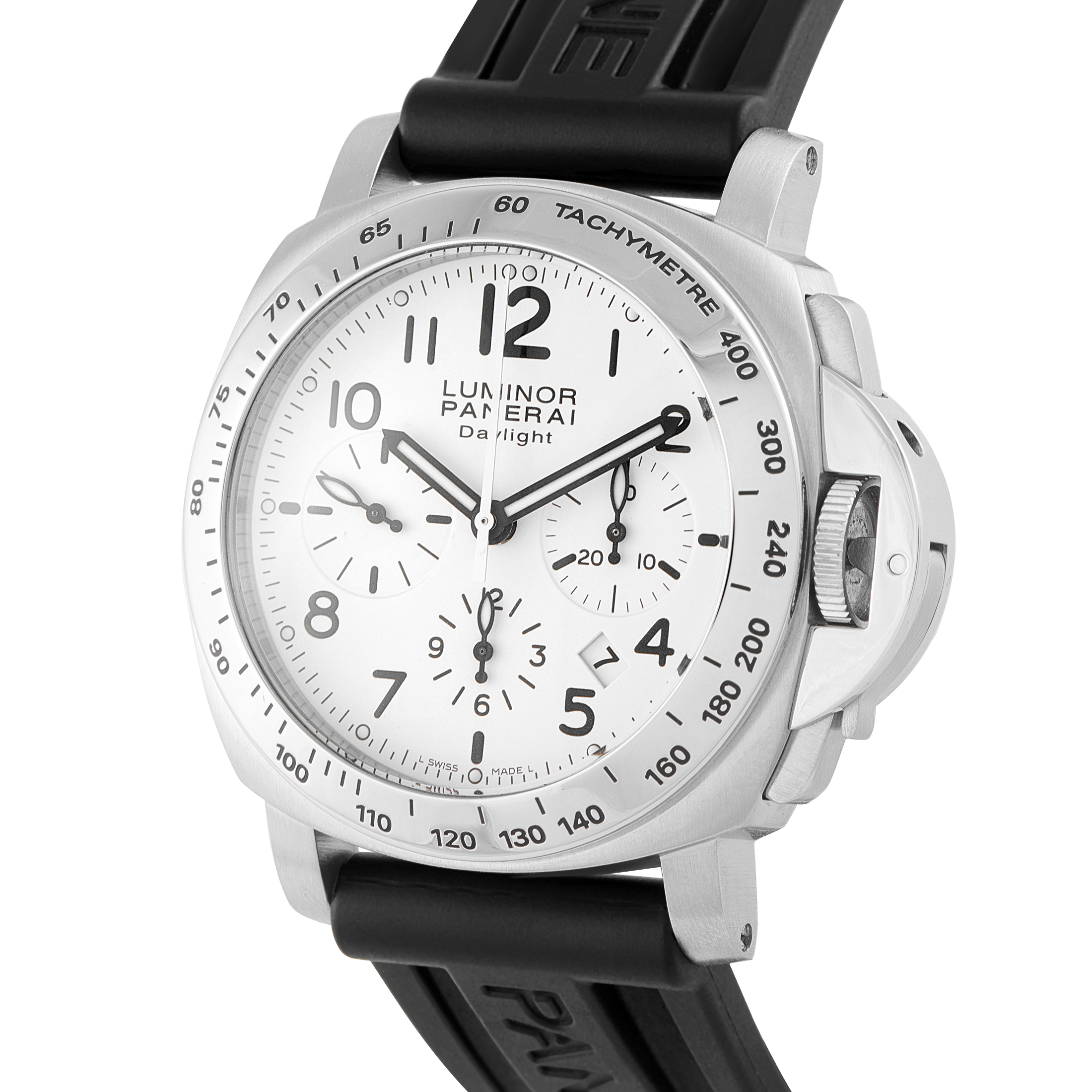 Officine Panerai Luminor Daylight Chronograph Steel Watch PAM00188 - Image 2