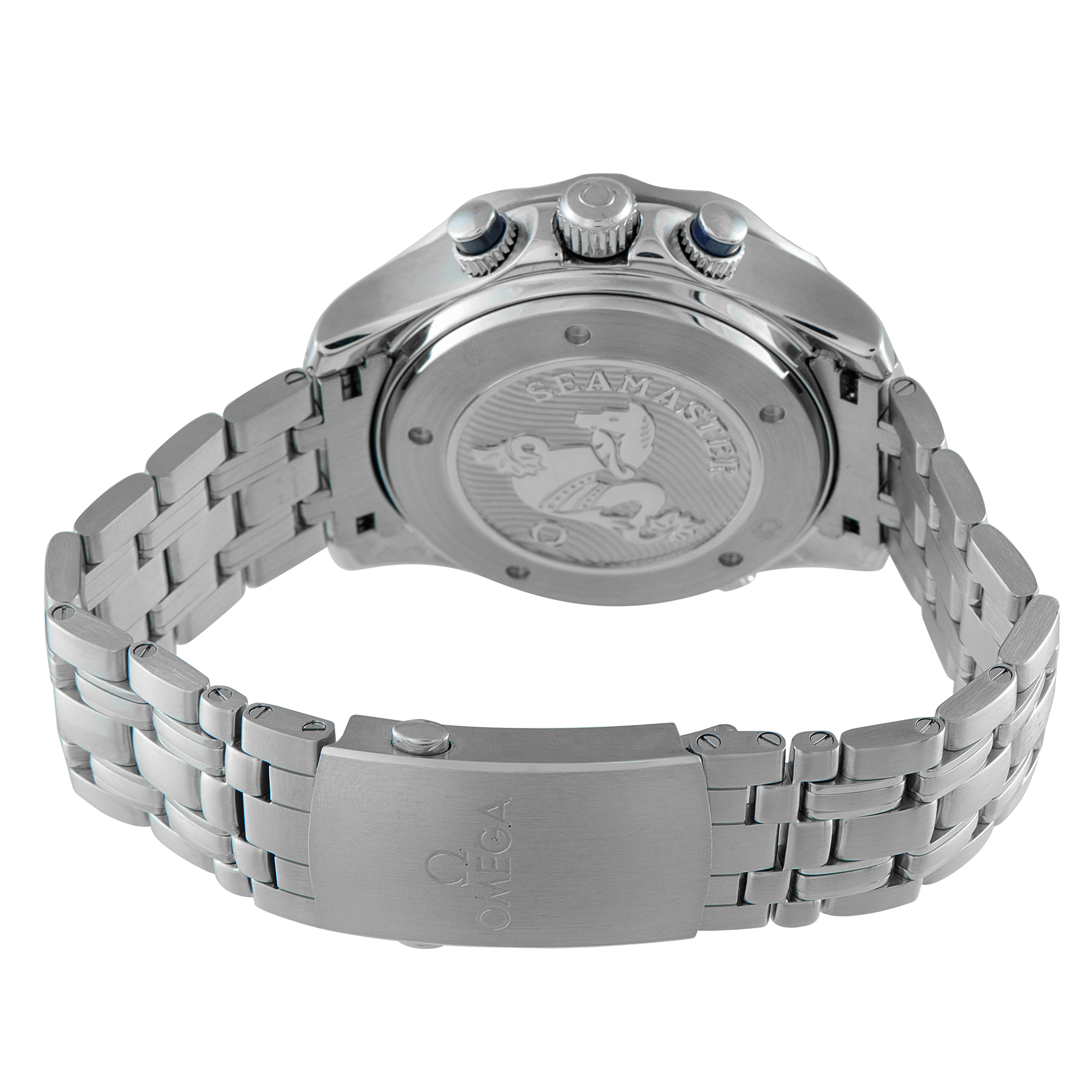 Omega Seamaster Diver 300M GMT Chronograph Steel Watch 212.30.44.52.03.001 - Image 4