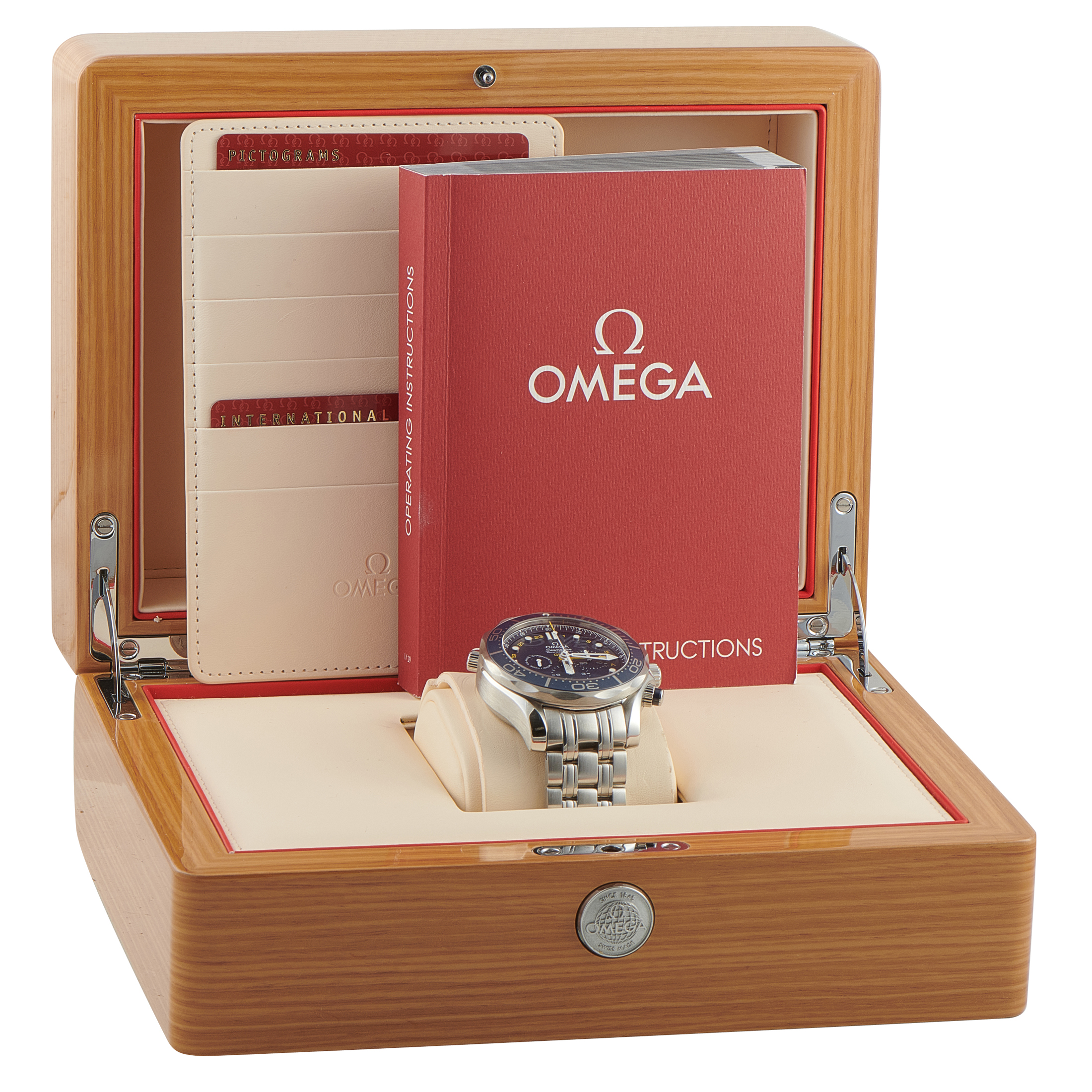 Omega Seamaster Diver 300M GMT Chronograph Steel Watch 212.30.44.52.03.001 - Image 5